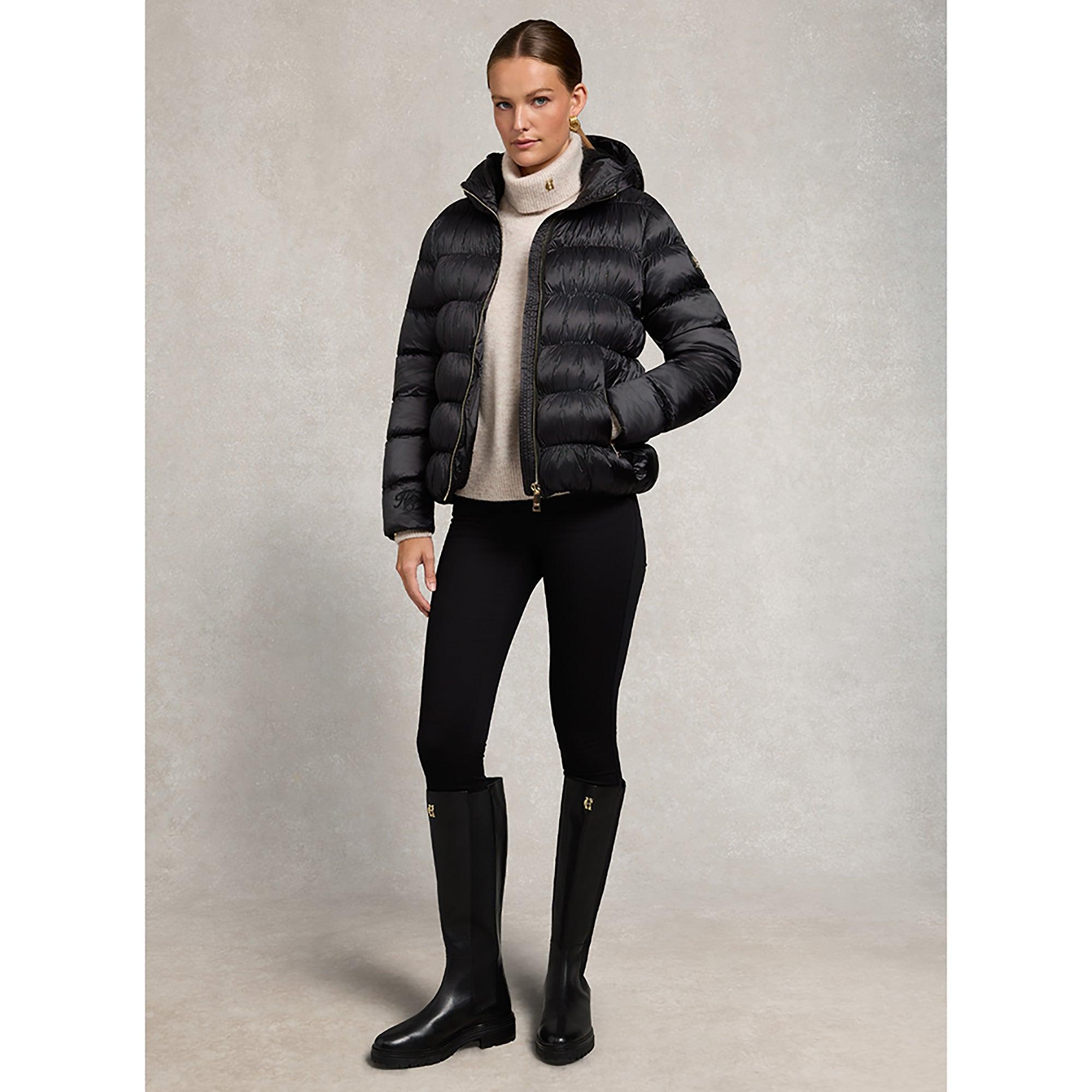 Product image 5 of 11 of Holland Cooper Women's Harrow Padded Jacket - Deep Black