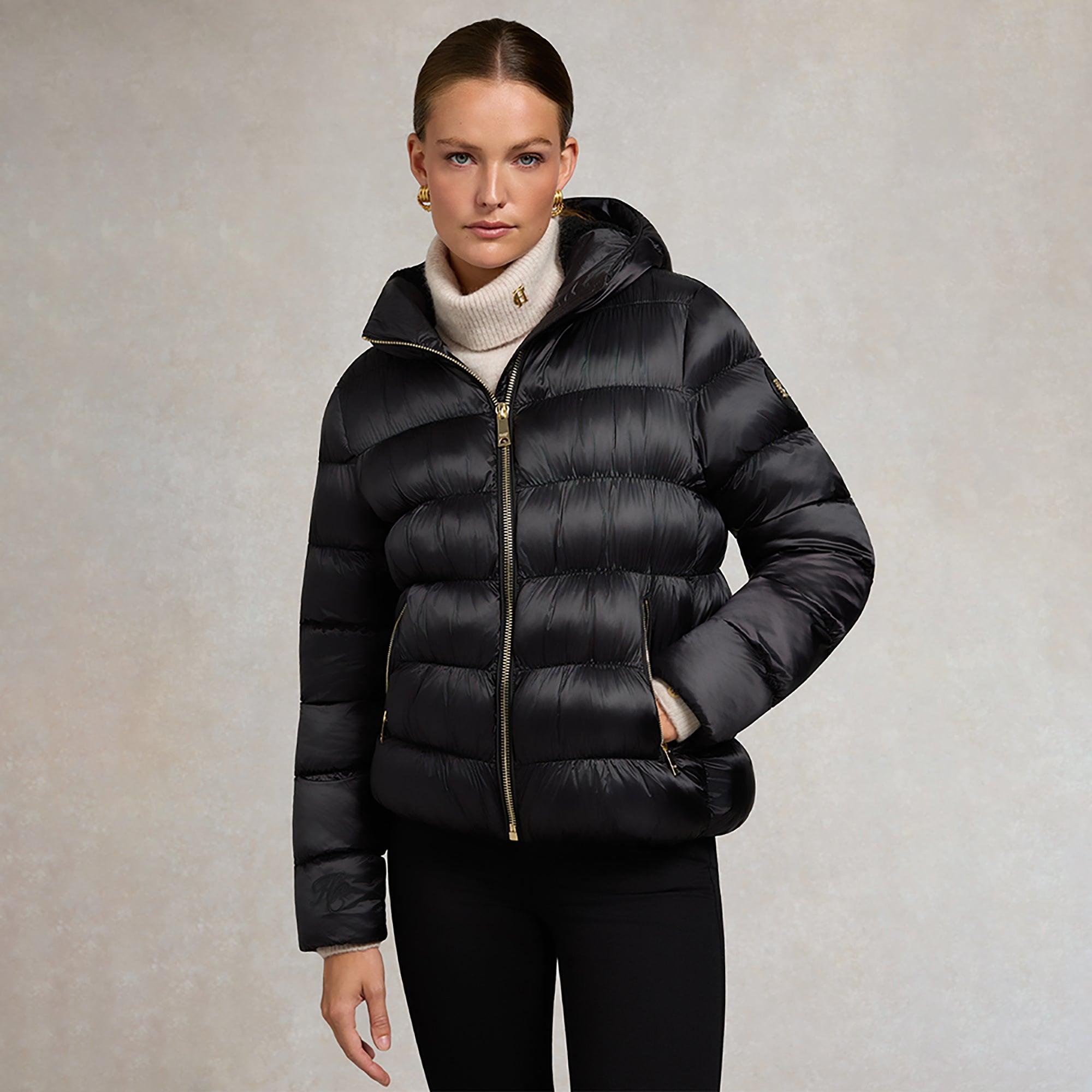 Product image 2 of 11 of Holland Cooper Women's Harrow Padded Jacket - Deep Black