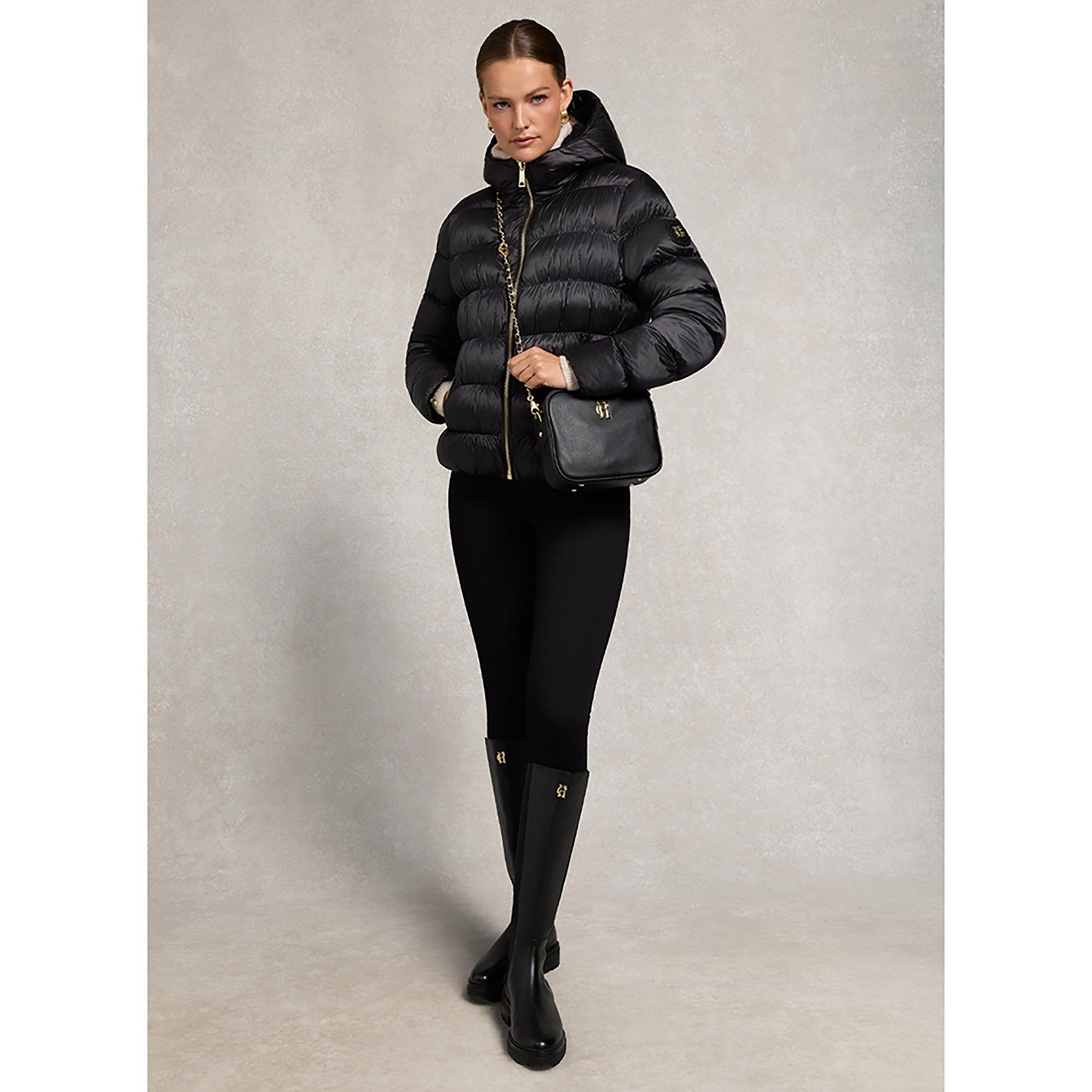Product image 7 of 11 of Holland Cooper Women's Harrow Padded Jacket - Deep Black