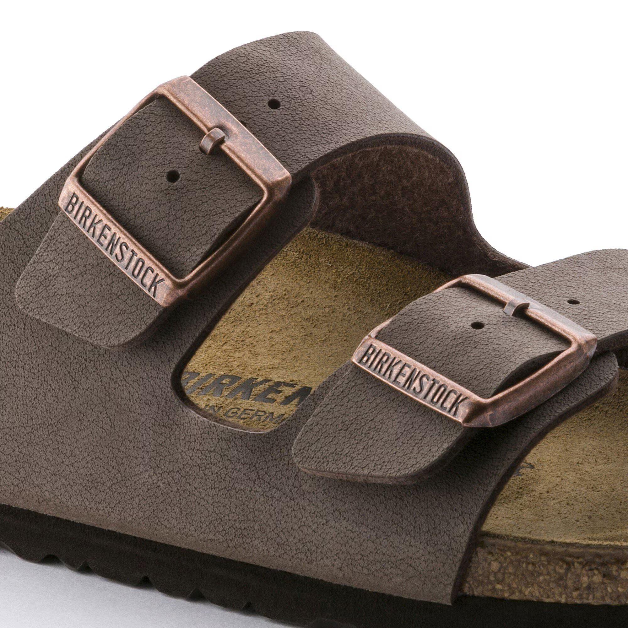 Product image 10 of 11 of Birkenstock Unisex Arizona Birko-Flor Nubuck Sandals - Mocca