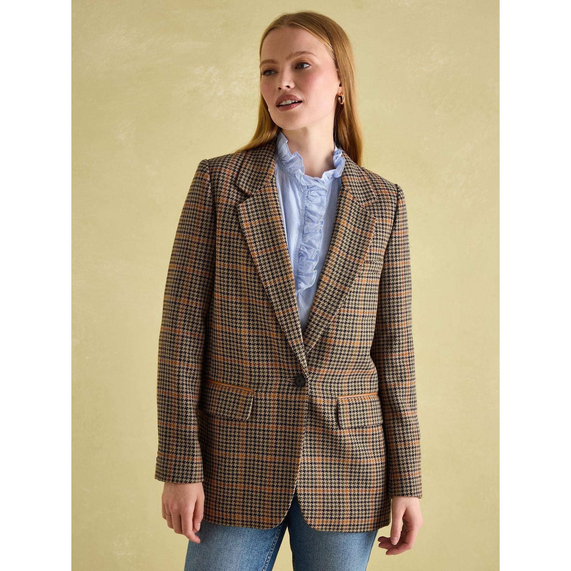 Product image 3 of 15 of Joules Women's Hackmore Tweed Blazer - Elton Tweed