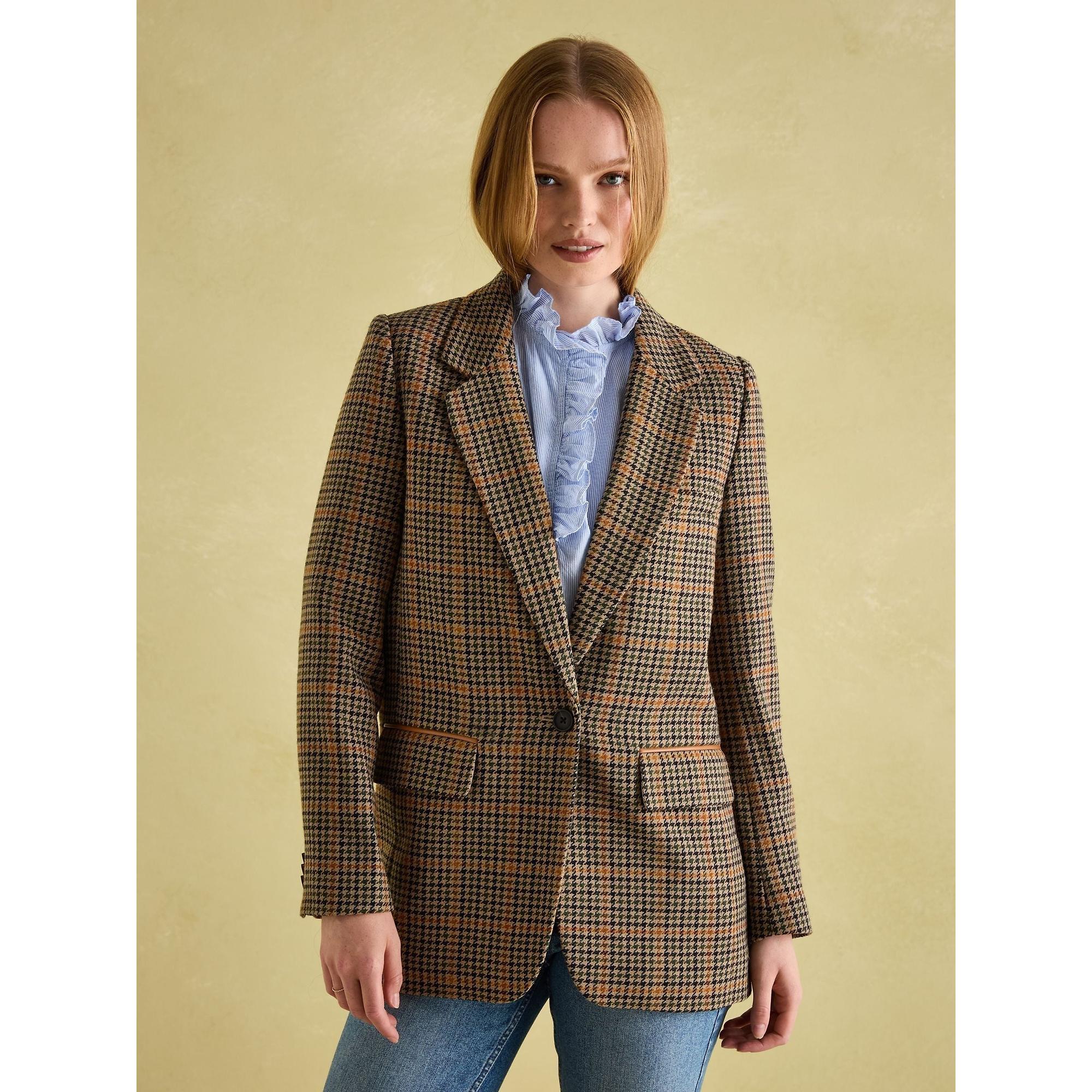 Product image 10 of 15 of Joules Women's Hackmore Tweed Blazer - Elton Tweed