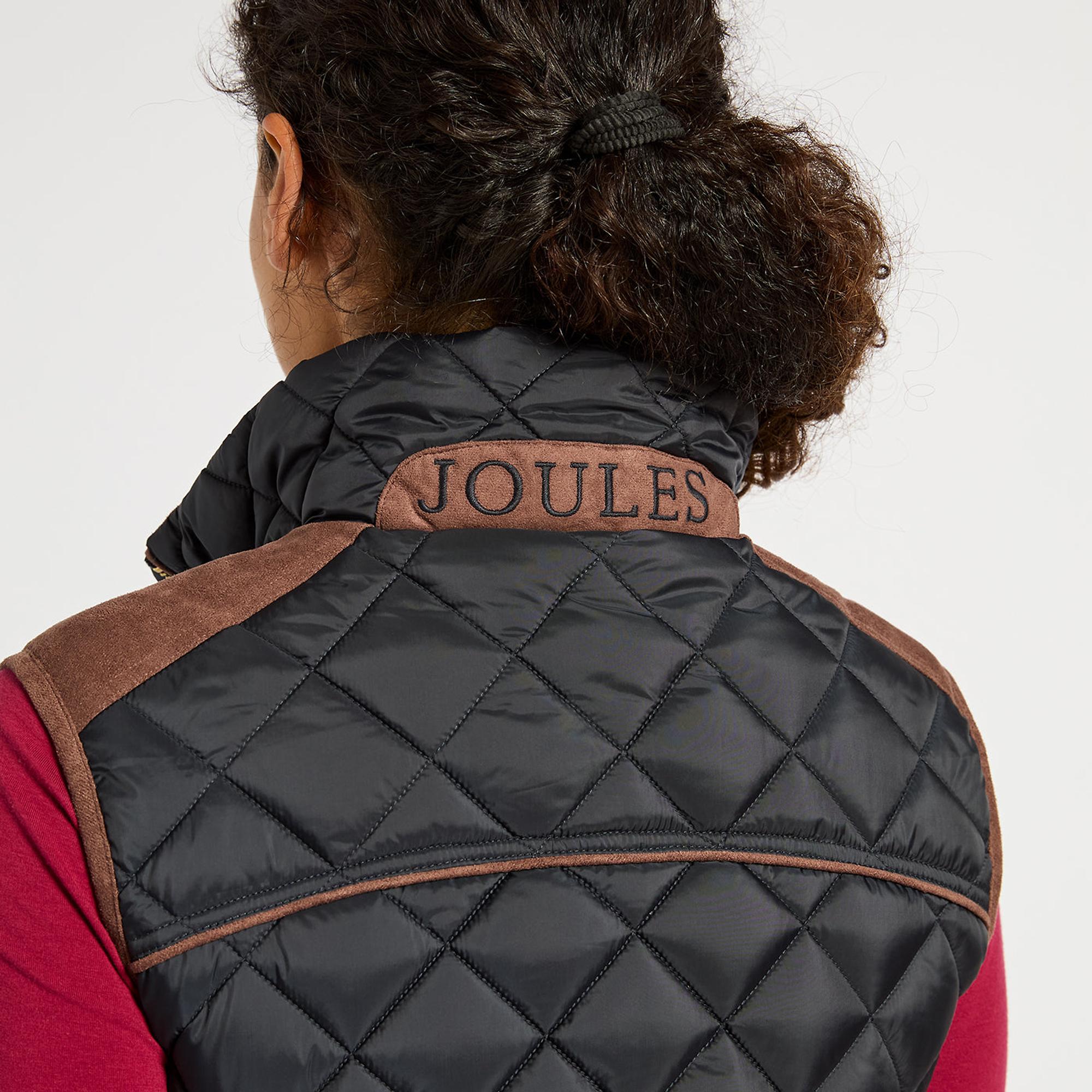 Product image 6 of 13 of Joules Women's Braemar Luxe Showerproof Diamond Quilted Gilet - Navy