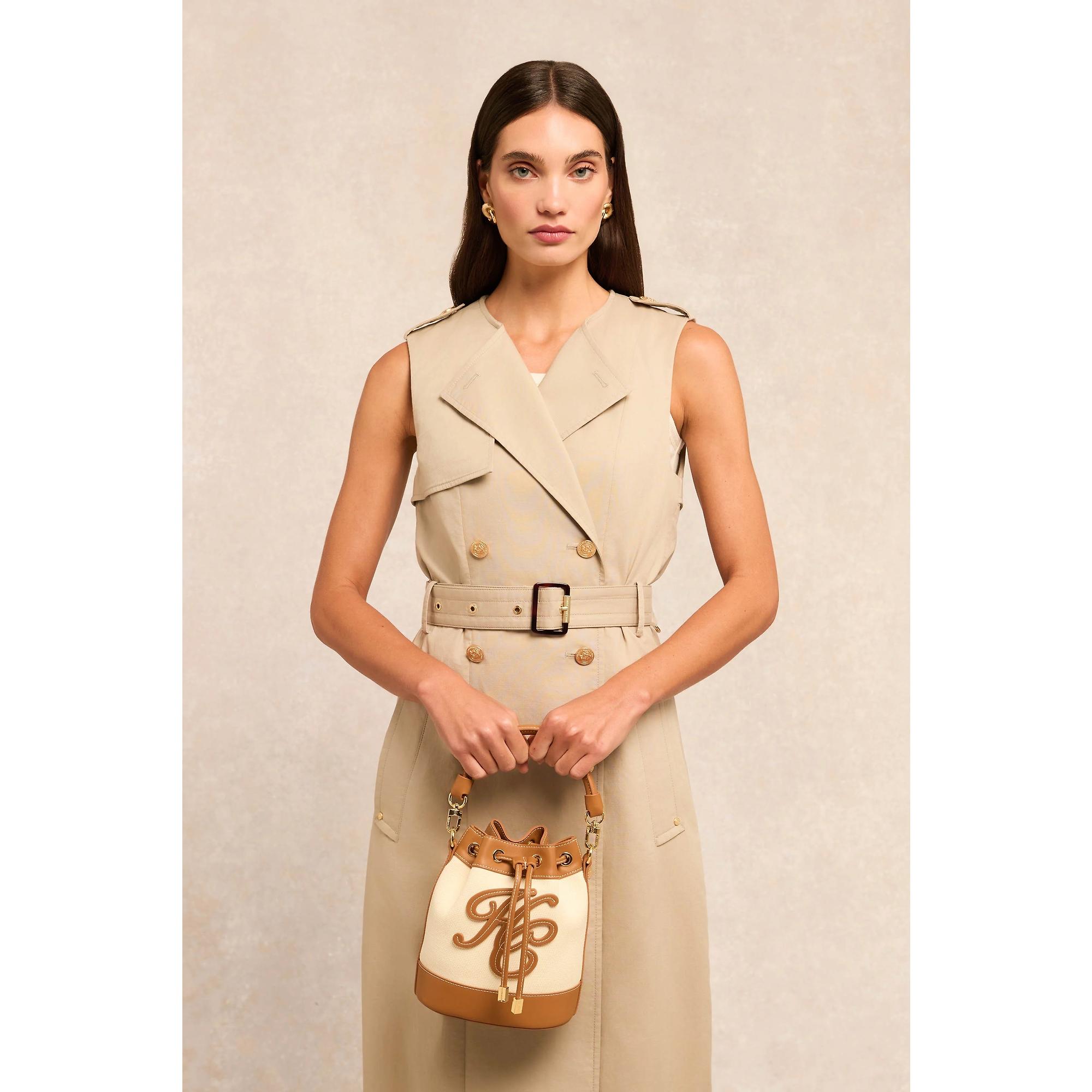 Product image 3 of 8 of Holland Cooper Women's Amalfi Bucket Bag - Tan Canvas