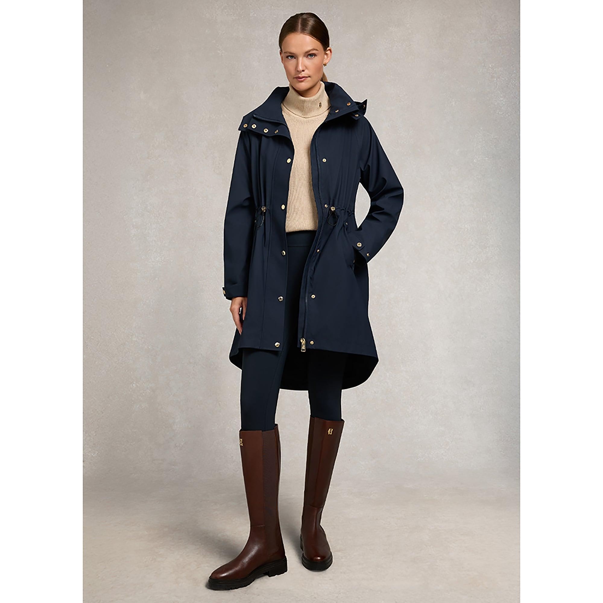 Product image 3 of 10 of Holland Cooper Women's Chartwell Rain Parka - Ink Navy