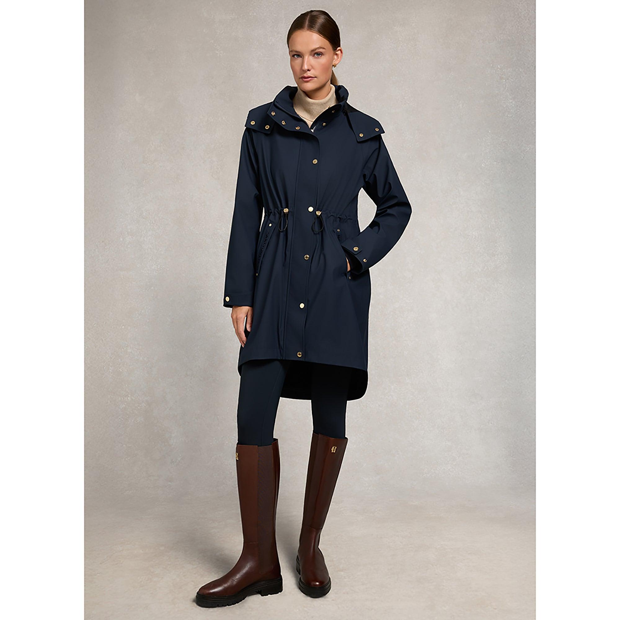 Product image 2 of 10 of Holland Cooper Women's Chartwell Rain Parka - Ink Navy