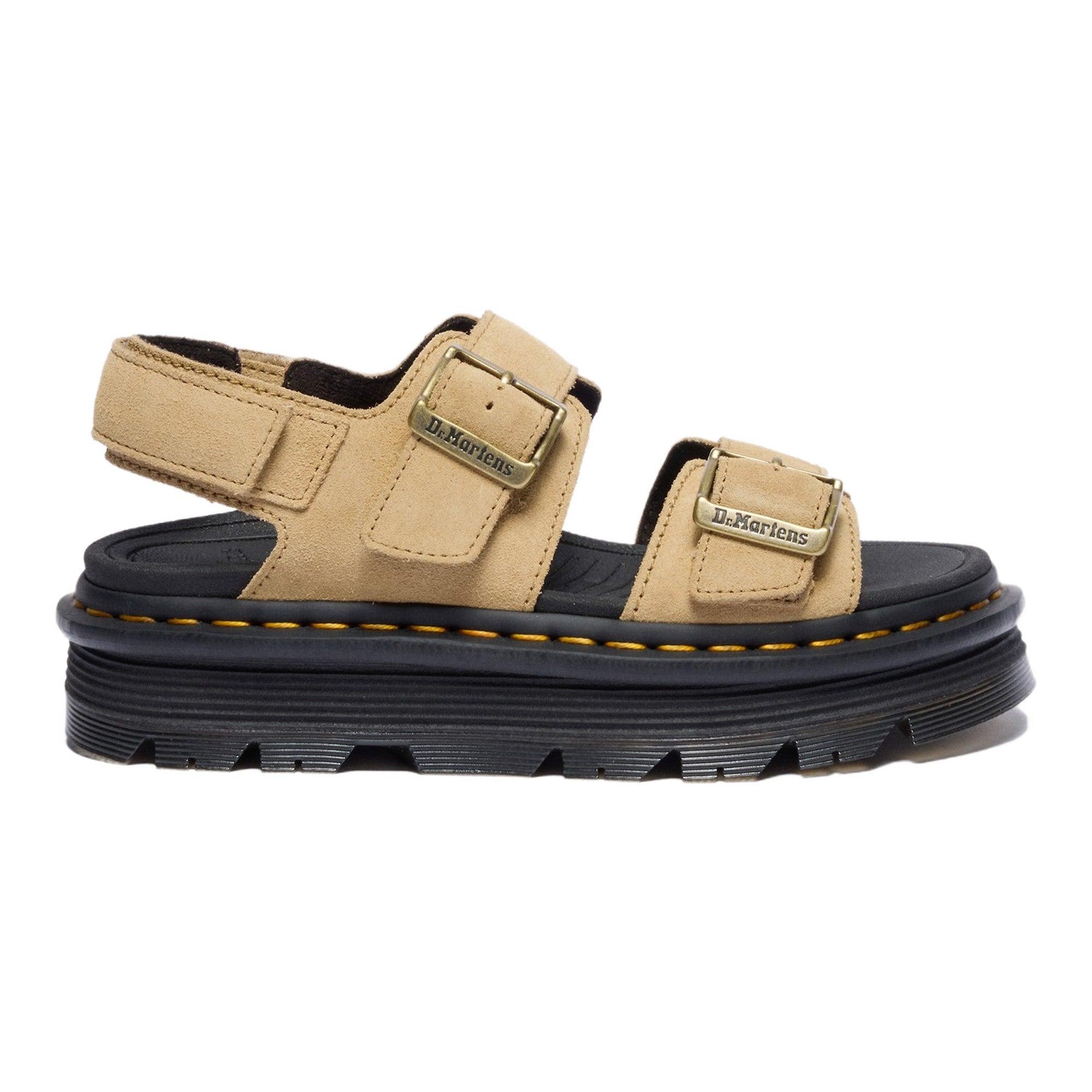 Product image 1 of 6 of Dr. Martens Women's Zebzag Eh Suede Sandals - Savannah Tan