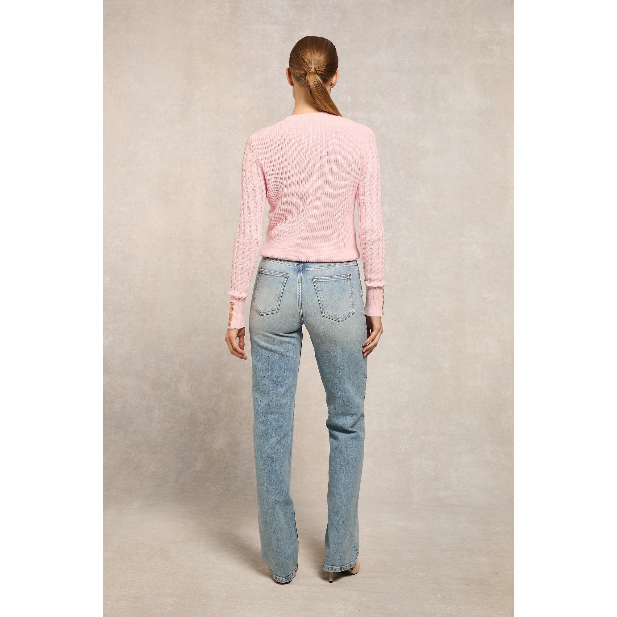 Product image 5 of 7 of Holland Cooper Women's Cotswold Cardigan - Soft Pink