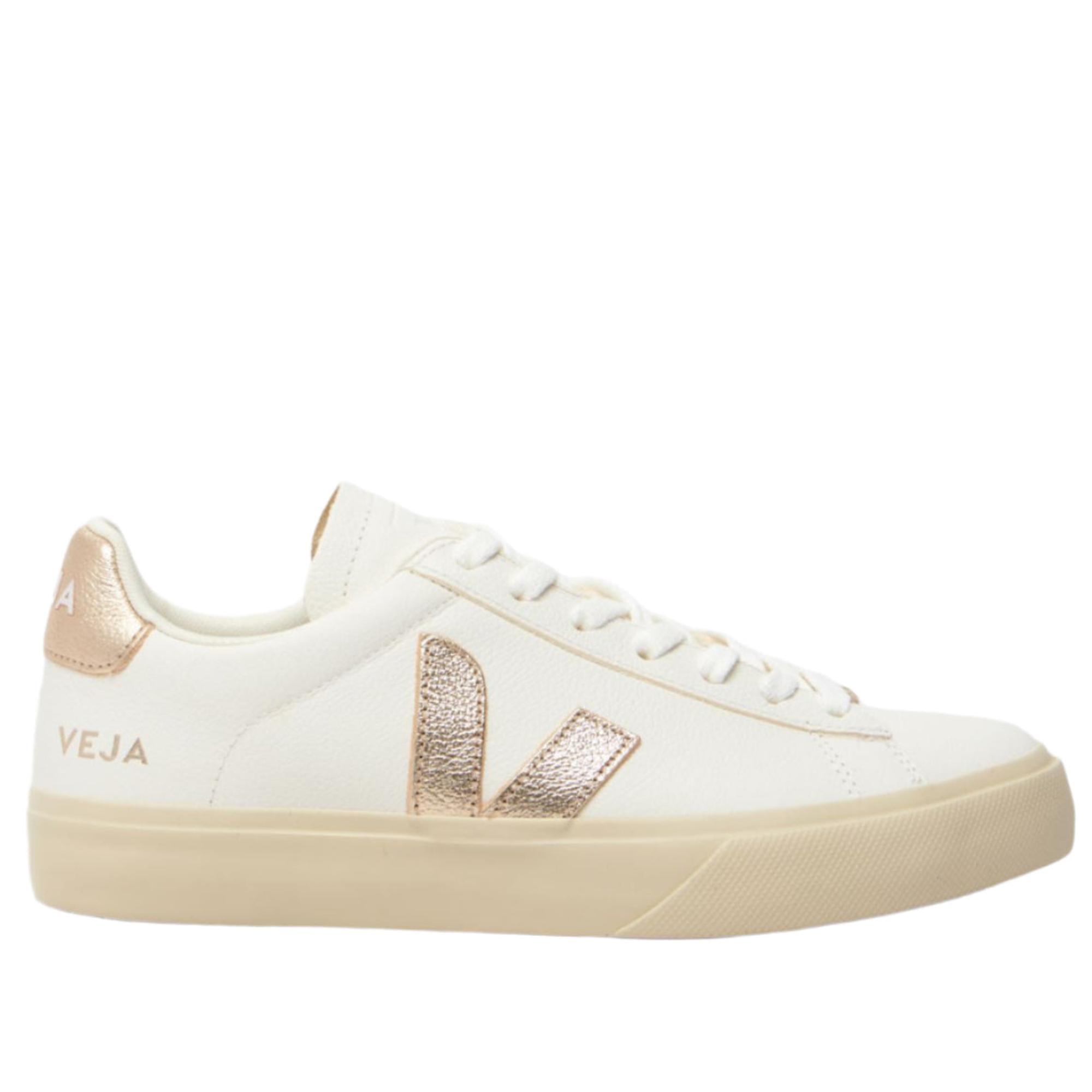Product image 1 of 7 of VEJA Women's Campo Leather Sneaker - White Platine