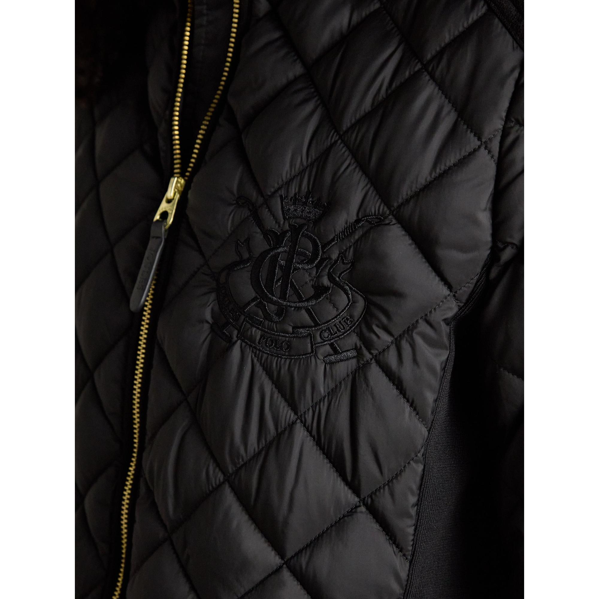 Product image 8 of 8 of Joules Women's Braemar Luxe Showerproof Diamond Quilted Coat - Black