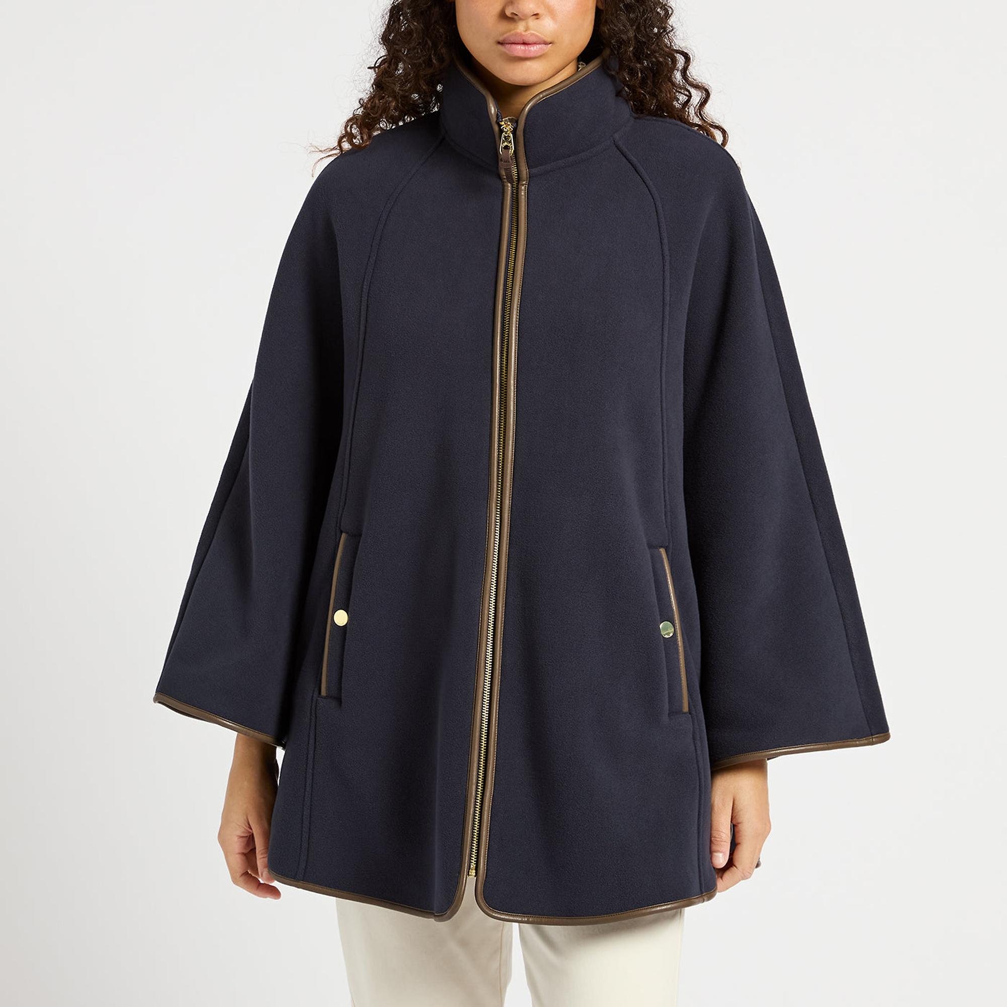 Product image 2 of 7 of Joules Women's Heritage Fleece Longline Cape - Navy
