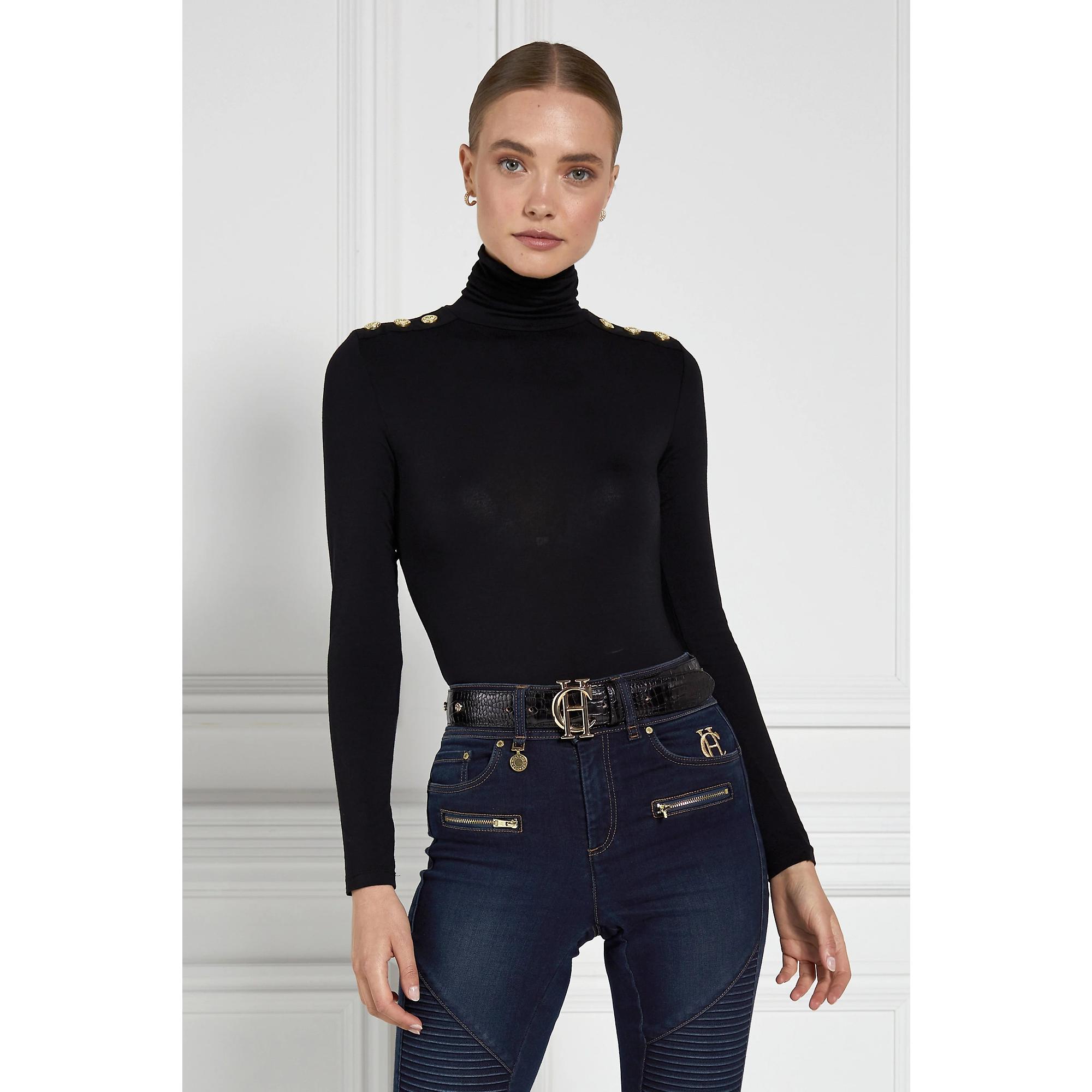 Product image 3 of 6 of Holland Cooper Women's Essential Roll Neck - Black