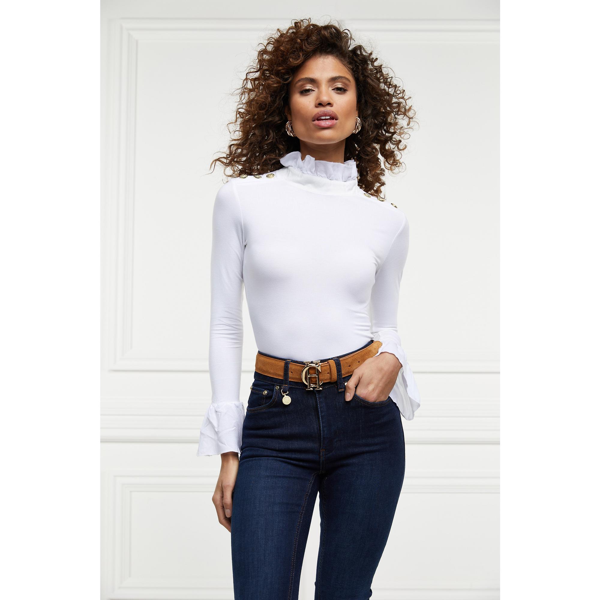 Product image 11 of 11 of Holland Cooper Women's Lilibet Jersey Tee - White