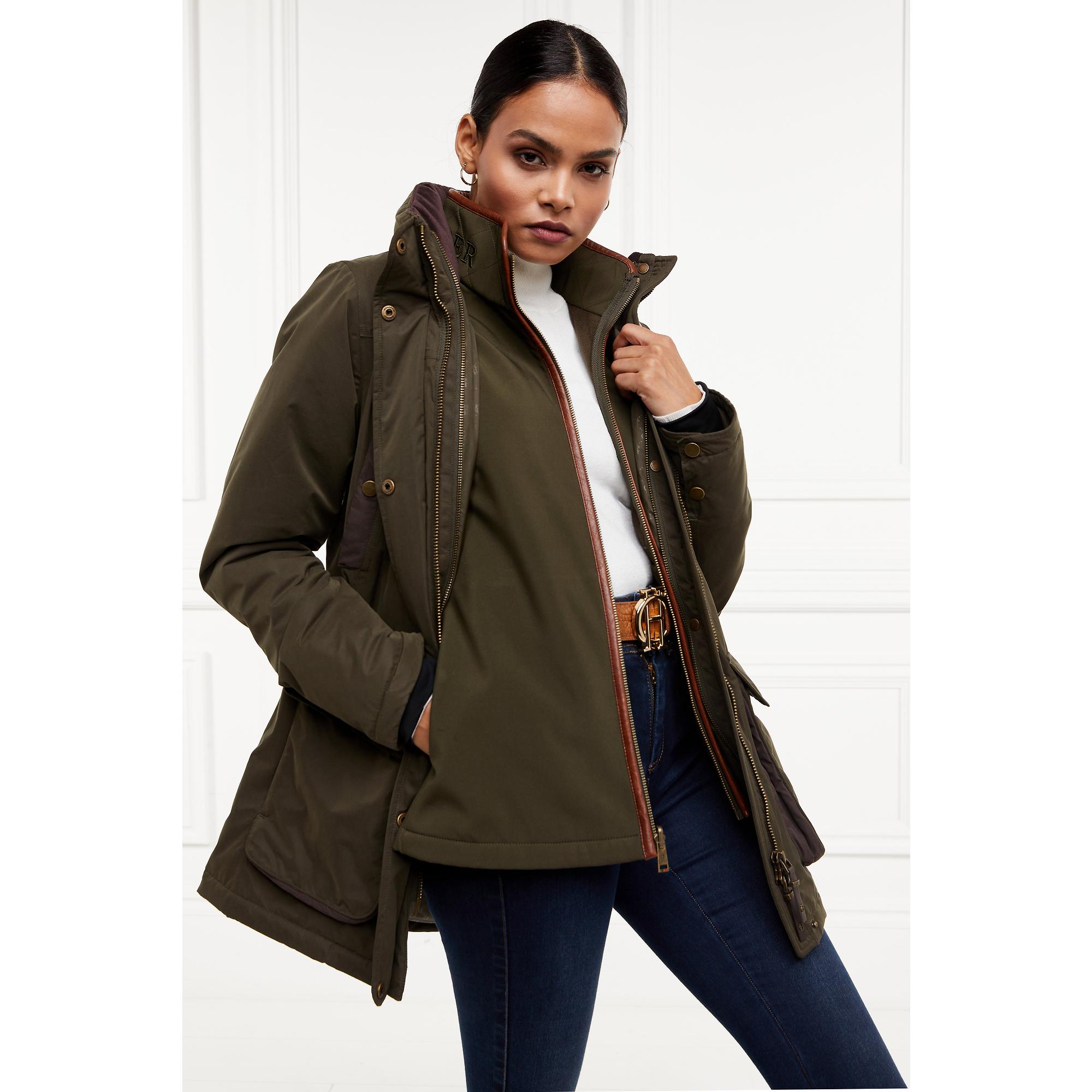 Product image 6 of 12 of Holland Cooper Women's Stamford Country Coat - Khaki