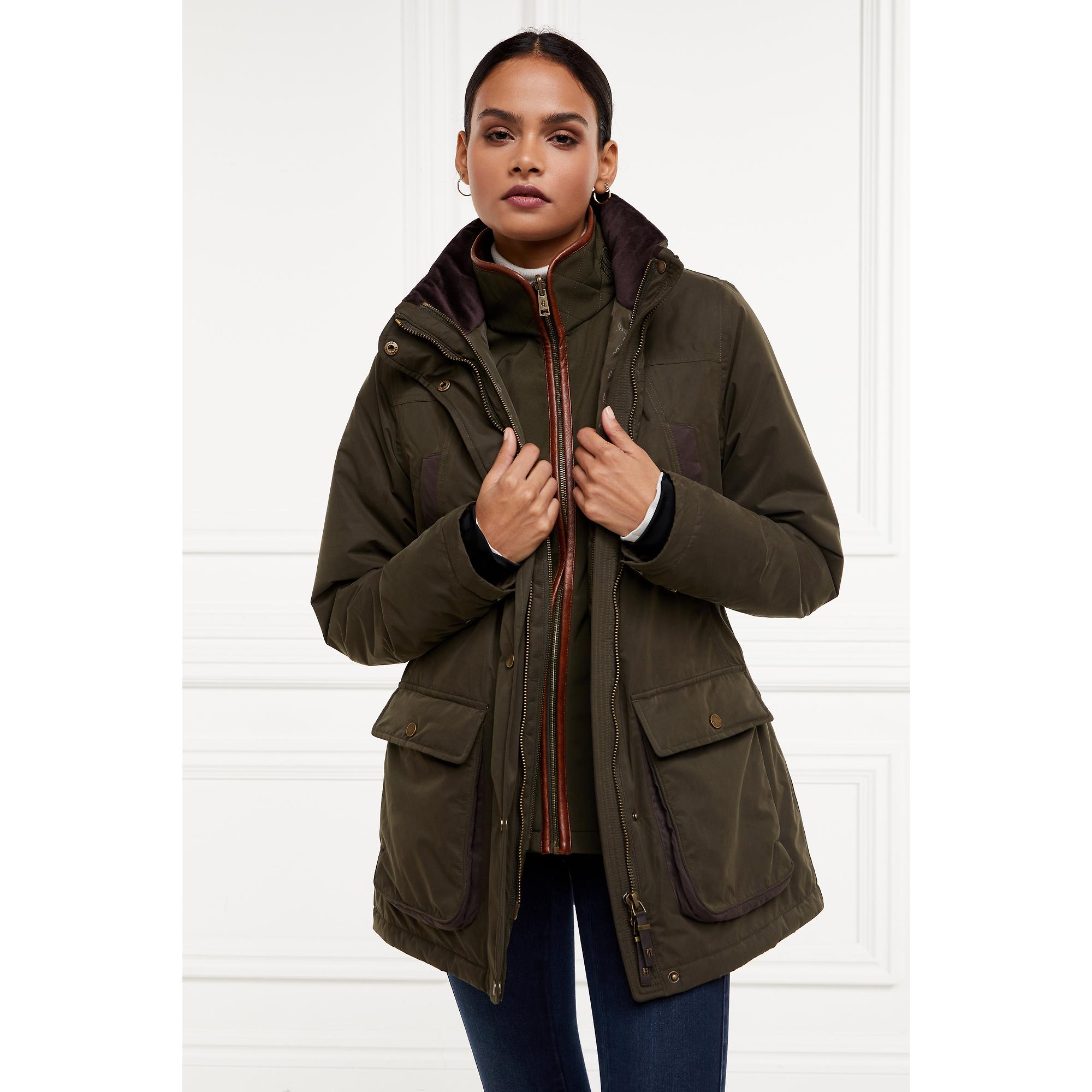 Product image 2 of 12 of Holland Cooper Women's Stamford Country Coat - Khaki
