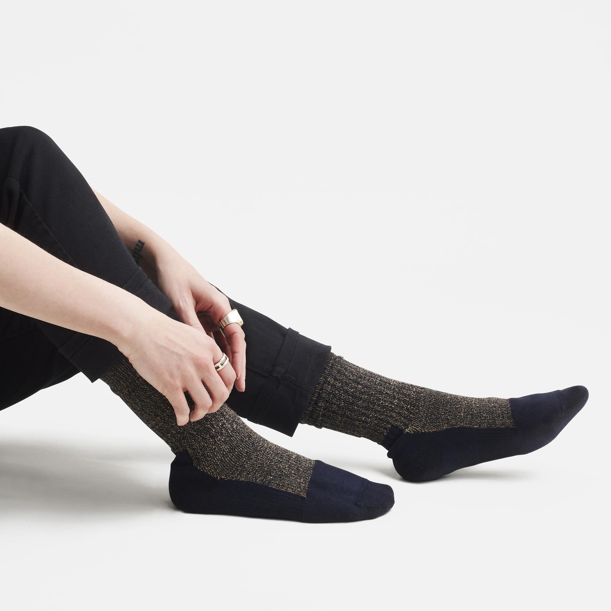 Product image 2 of 3 of Red Wing Deep Toe-Capped Crew Socks - Black - Style 97642