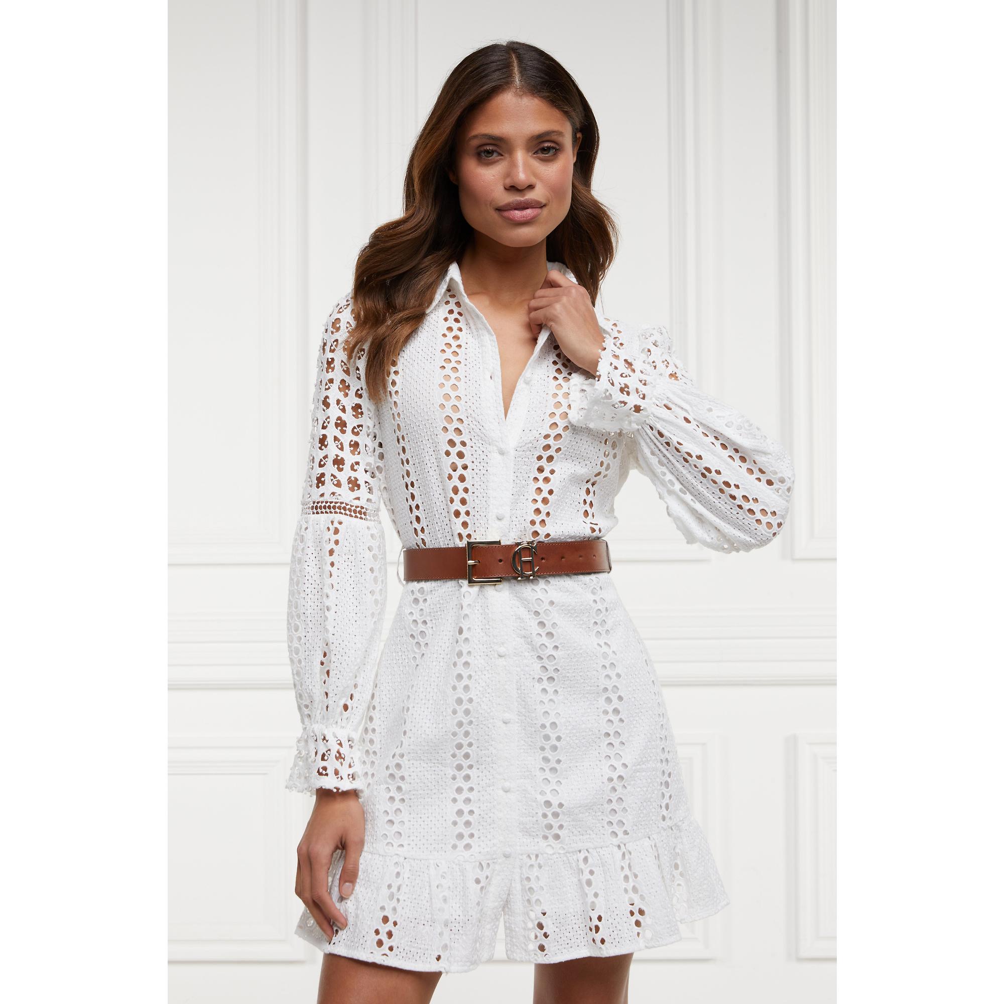 Product image 11 of 11 of Holland Cooper Women's Broderie Lace Dress - White