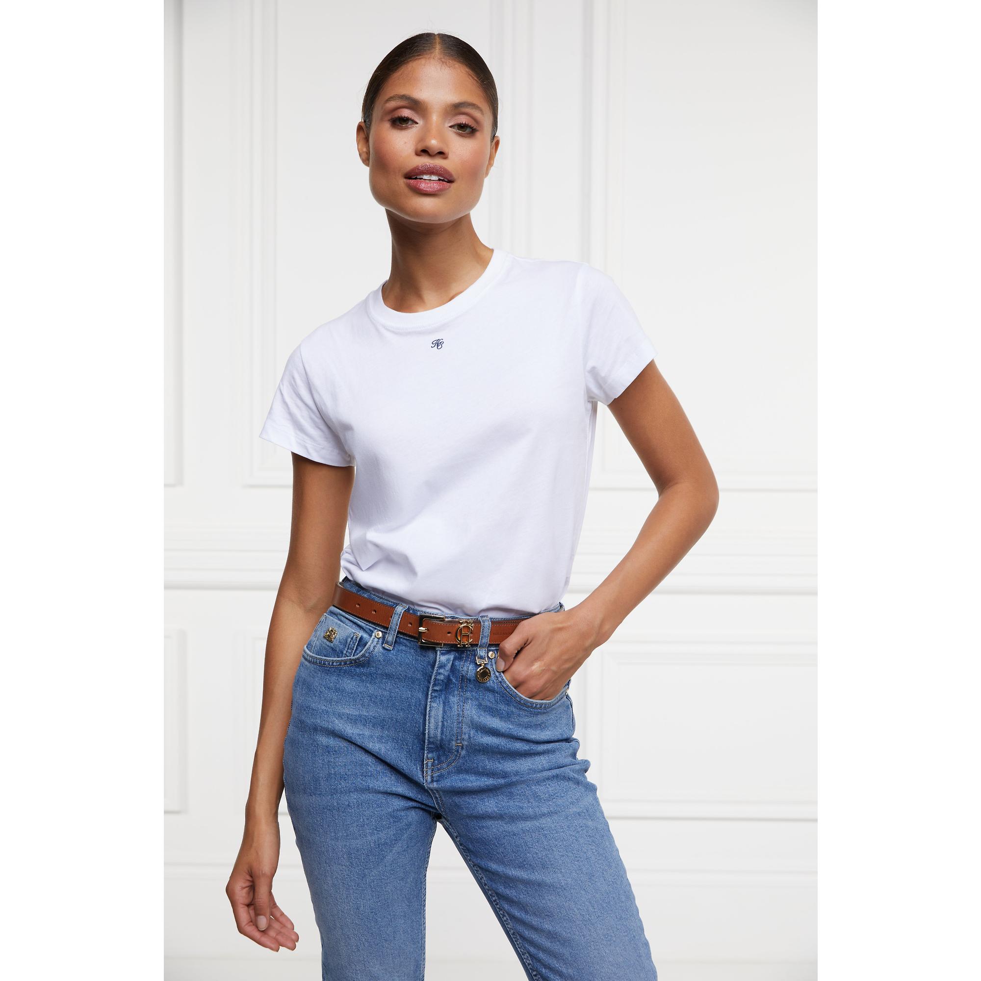 Product image 3 of 9 of Holland Cooper Women's Monogram Tee - White
