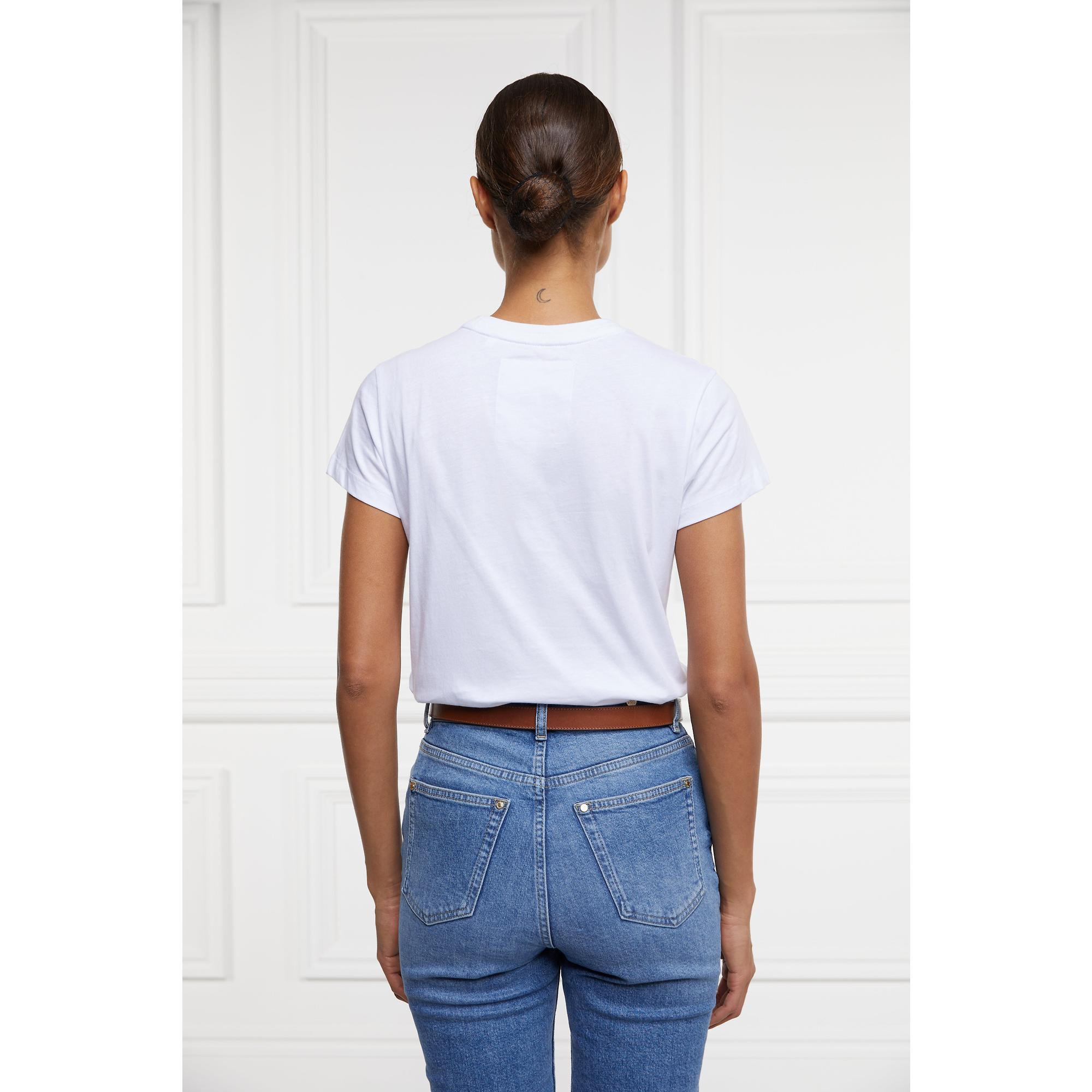 Product image 6 of 9 of Holland Cooper Women's Monogram Tee - White