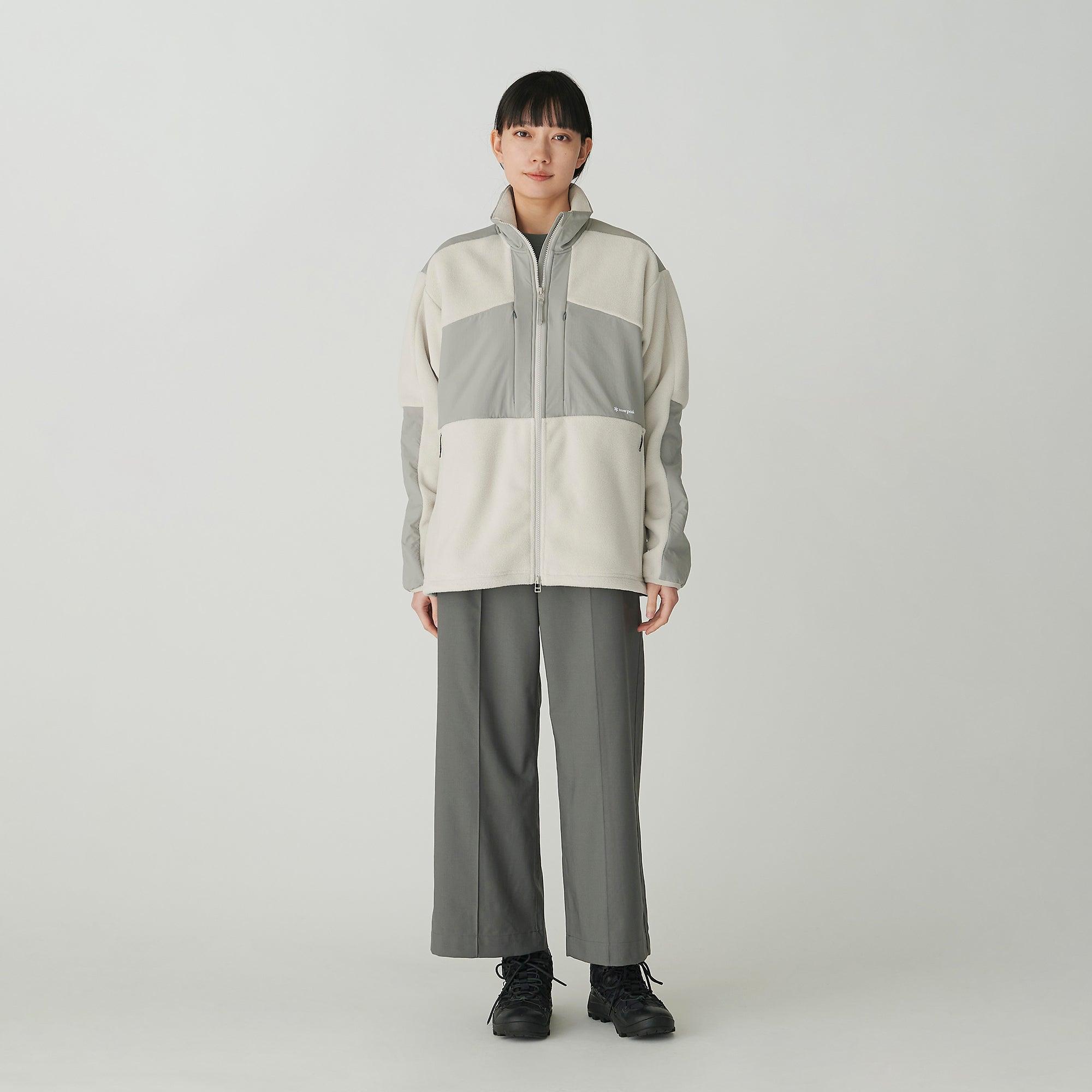 Product image 2 of 3 of Snow Peak Double Face Fleece Jacket - Ivory