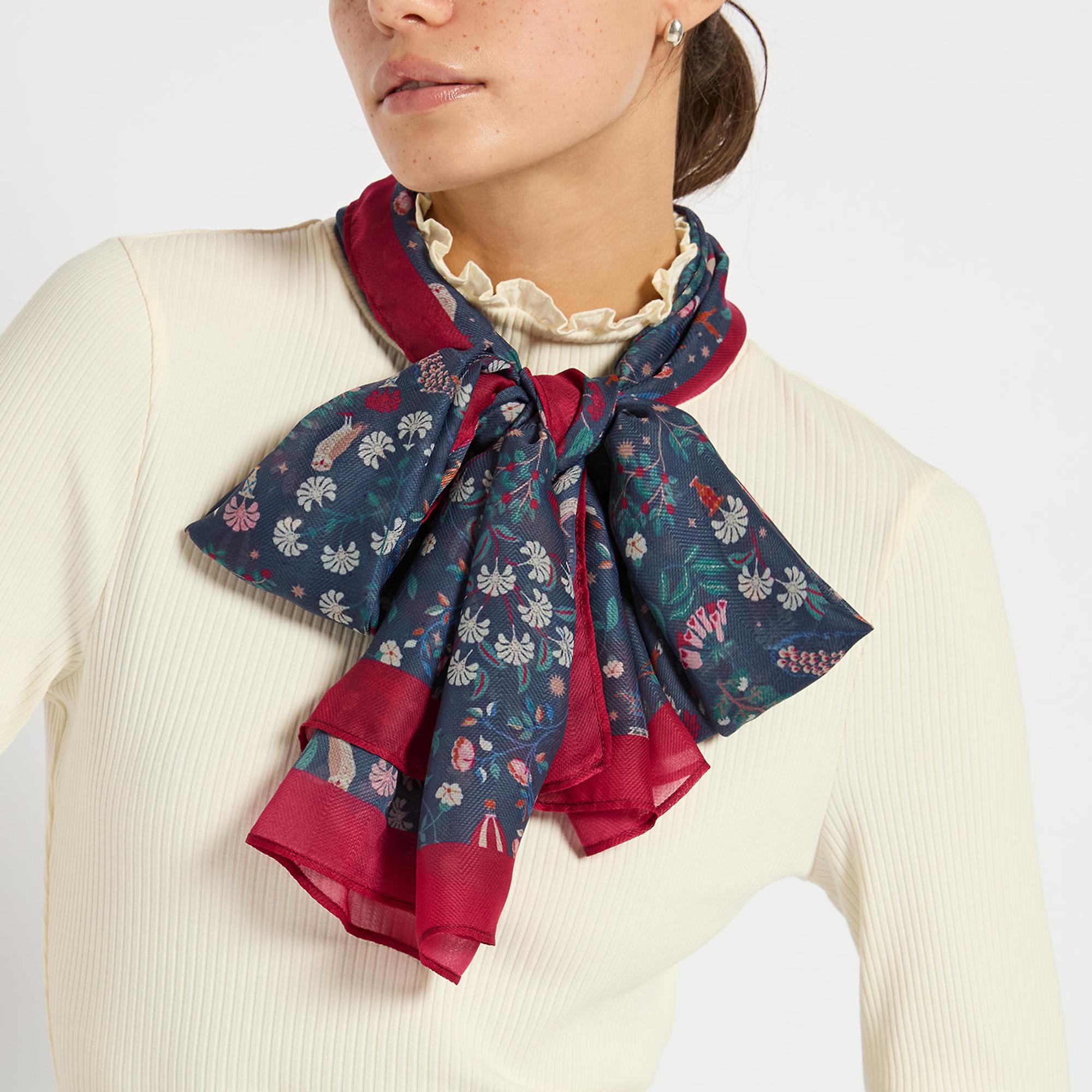 Product image 2 of 4 of Joules Women's Abberton Lightweight Scarf - Navy