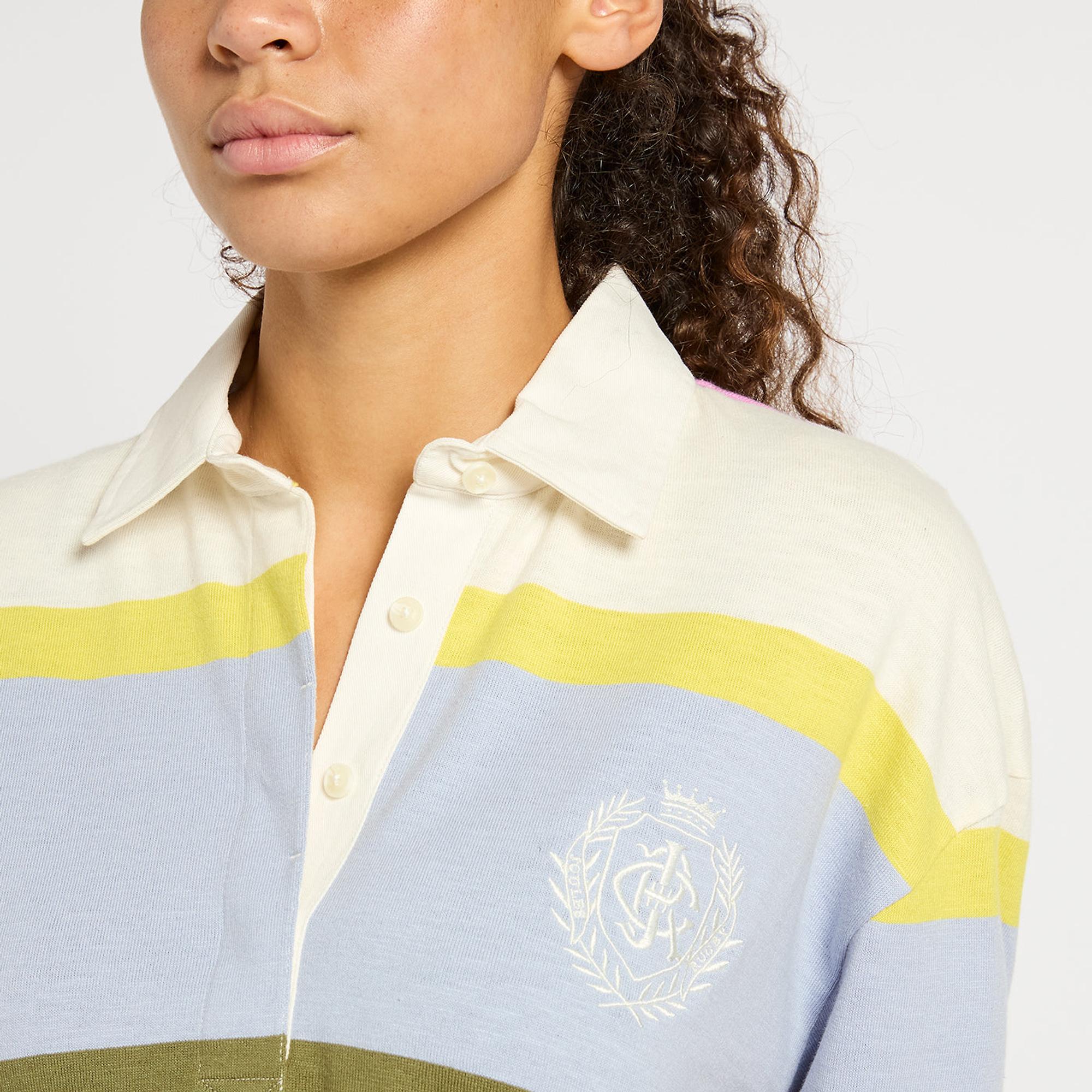 Product image 5 of 6 of Joules Women's Lara Boxy Fit Rugby Shirt - Multi