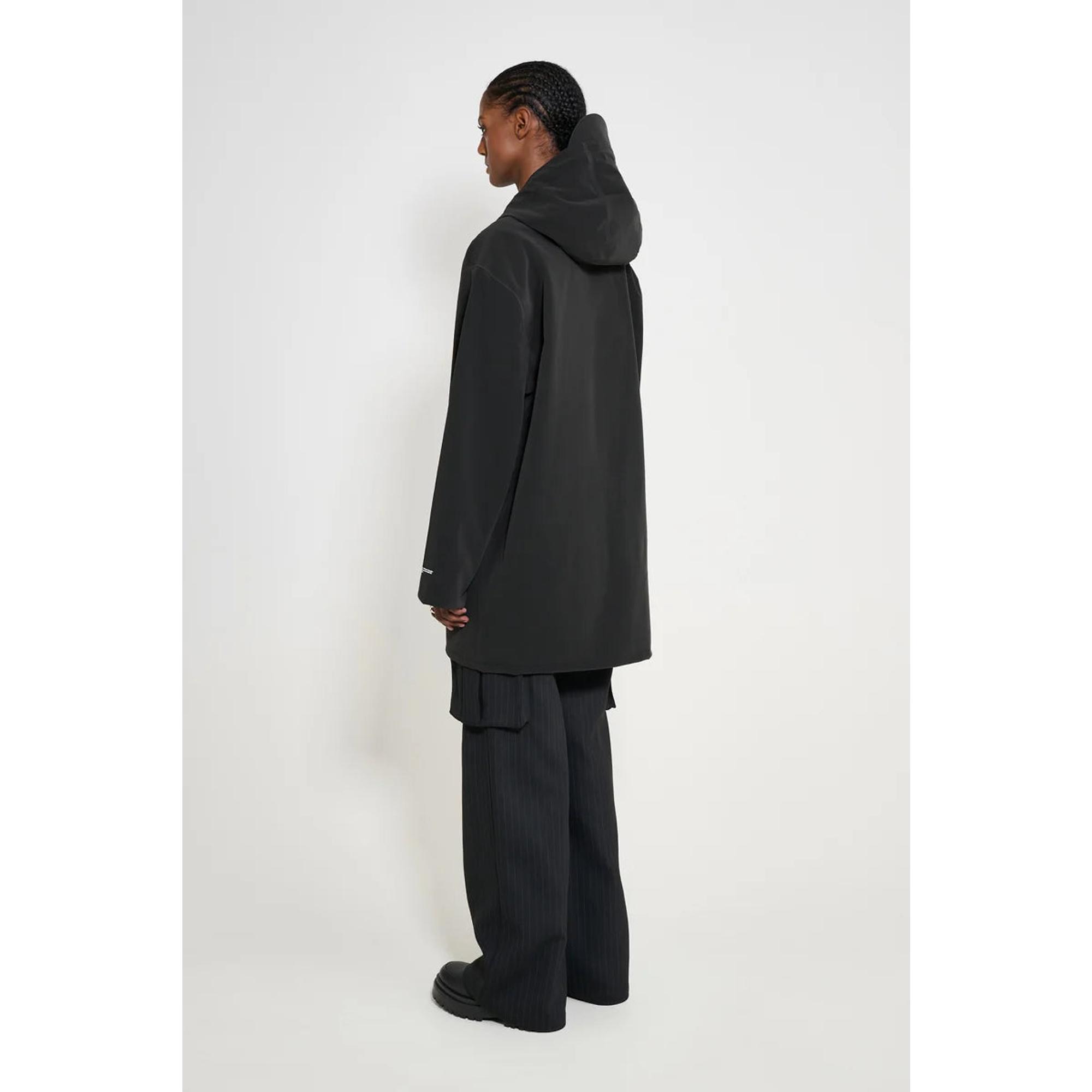 Product image 10 of 11 of Stutterheim Stockholm Lightweight Patch Raincoat - Matte Black