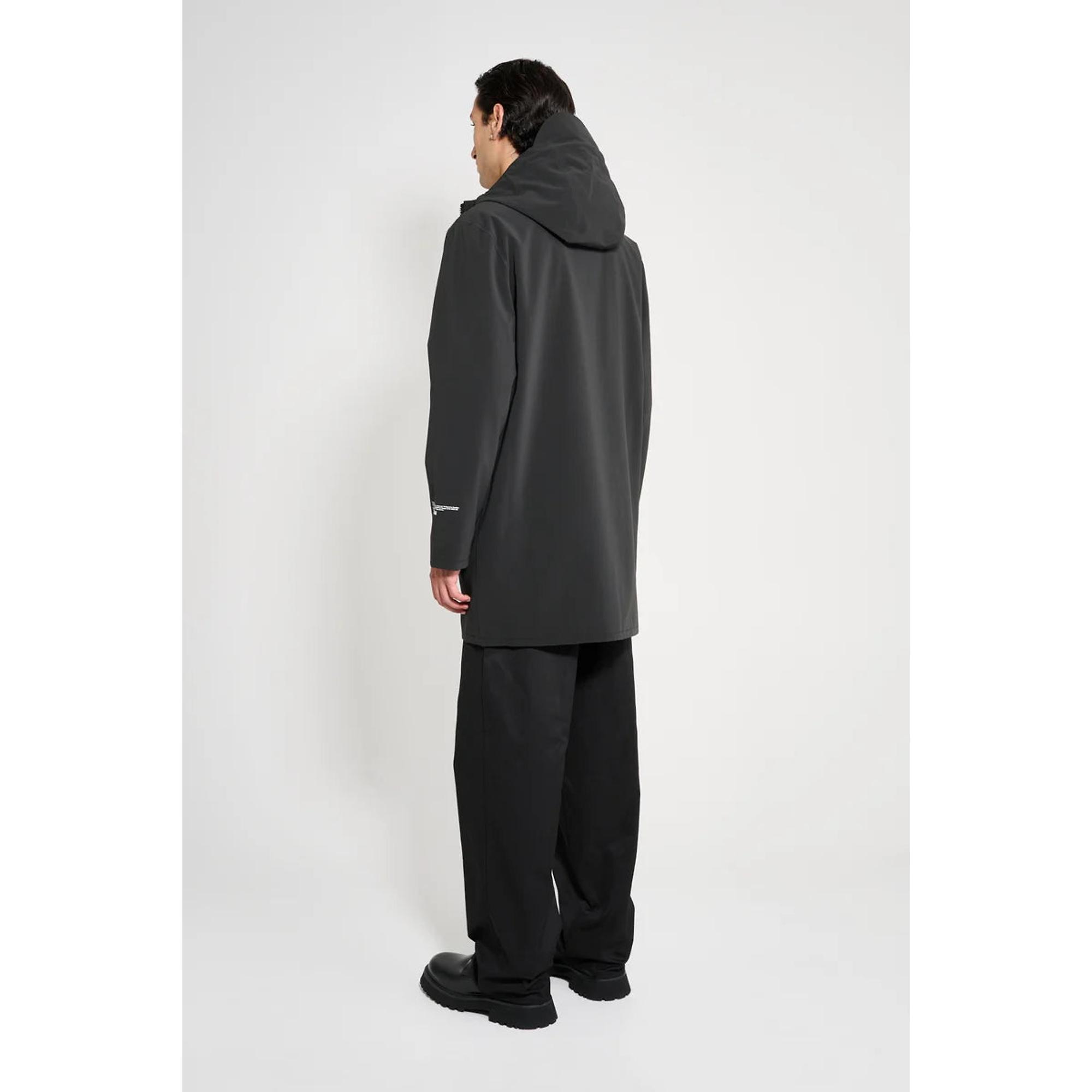Product image 4 of 11 of Stutterheim Stockholm Lightweight Patch Raincoat - Matte Black