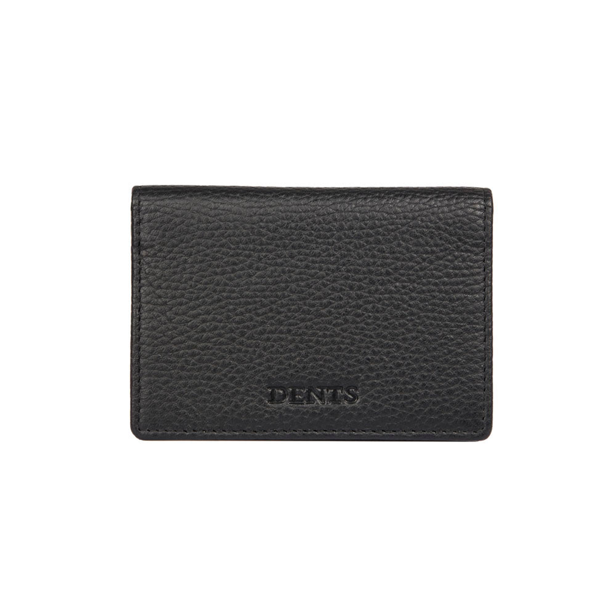 Product image 4 of 5 of Dents Men's Beauley Pebble Grain Leather Card Holder with RFID Blocking - Black