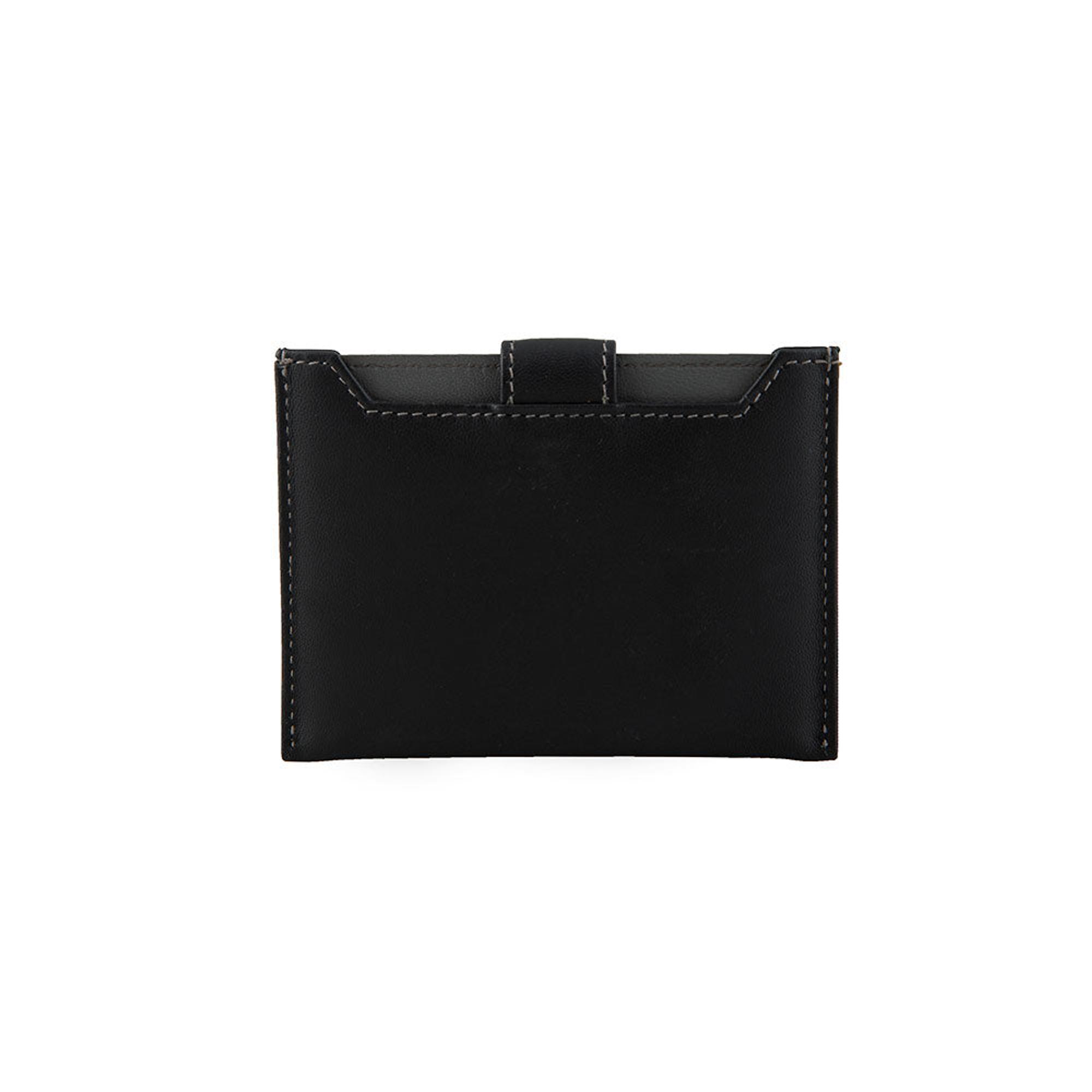 Product image 5 of 6 of Dents Men's Eden Smooth Nappa Leather Card Holder with RFID Blocking and Case - Black/Slate