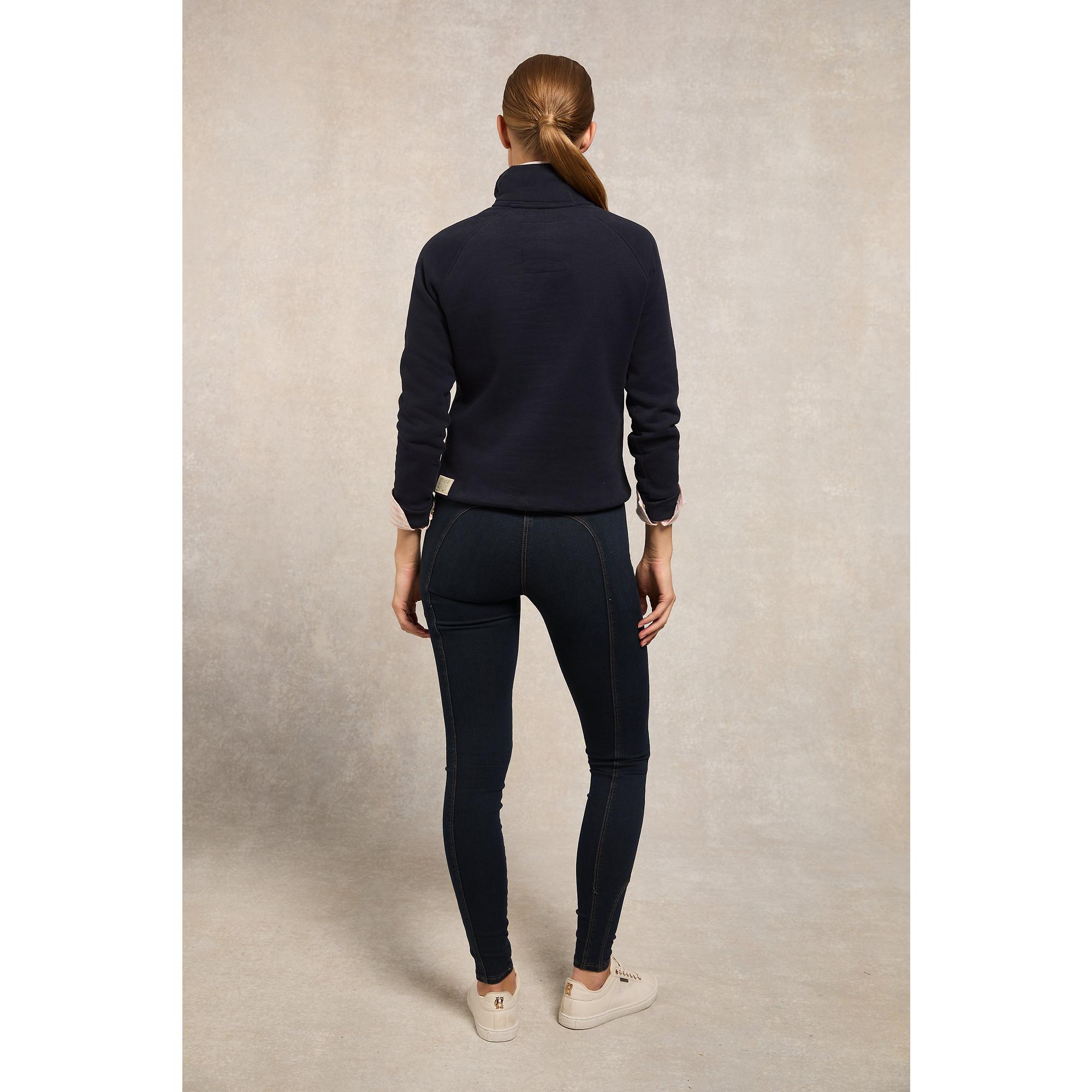 Product image 5 of 8 of Holland Cooper Women's Burford Quarter Zip Neck Sweat - Ink Navy