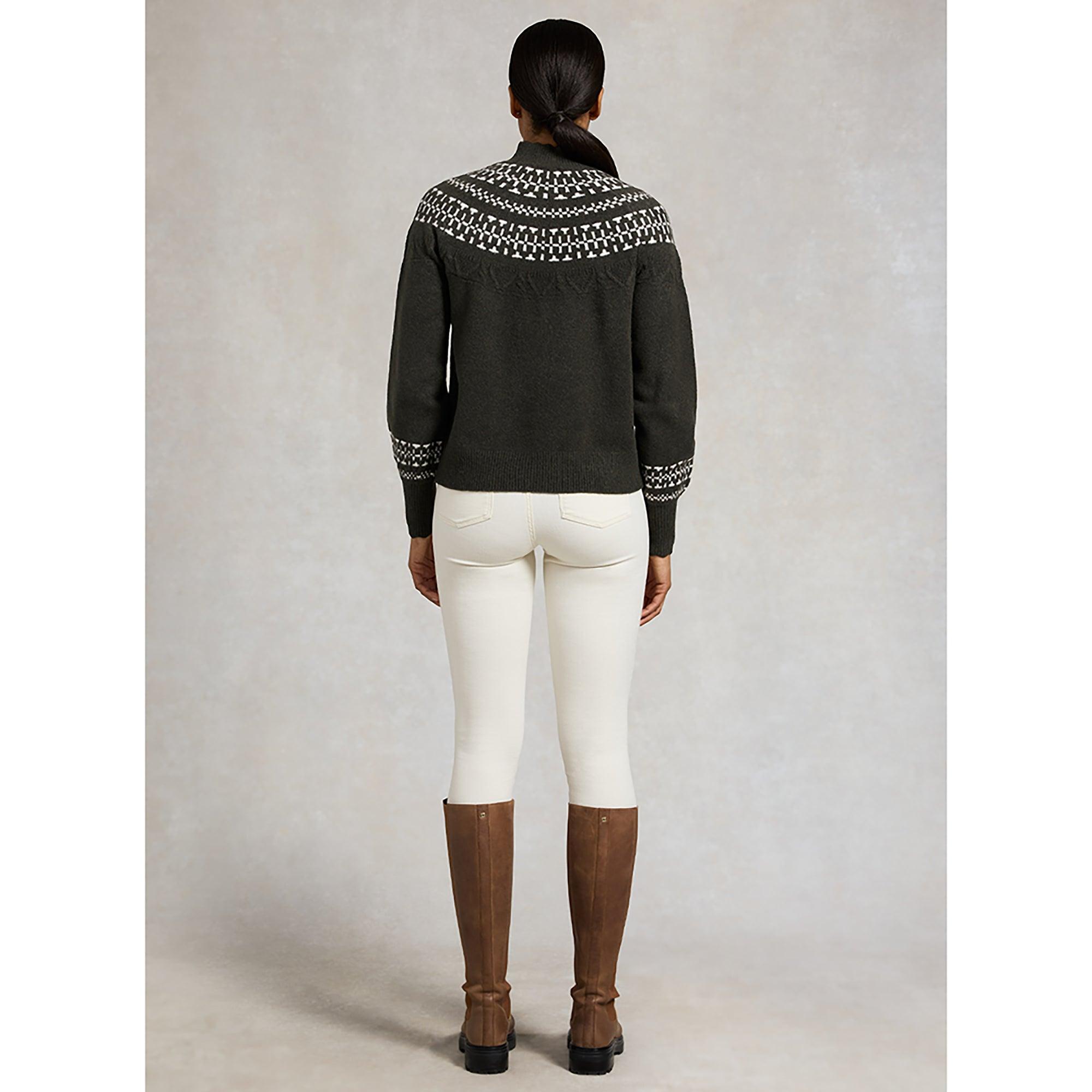 Product image 5 of 8 of Holland Cooper Women's Elodie Roll Neck Knit - Forest Green