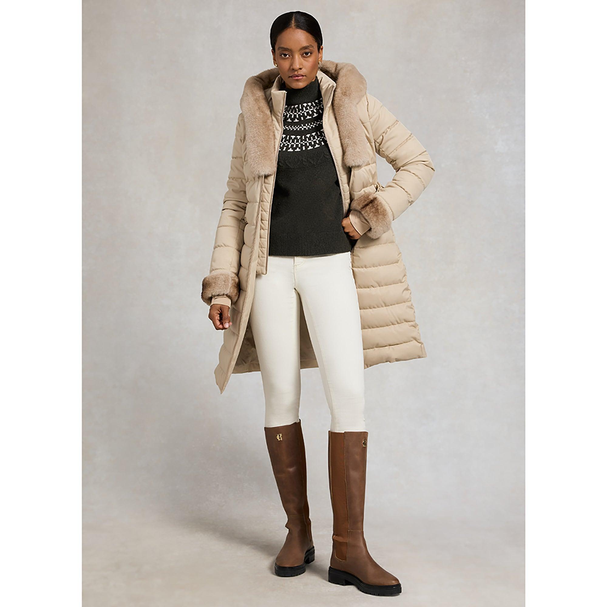 Product image 4 of 8 of Holland Cooper Women's Elodie Roll Neck Knit - Forest Green