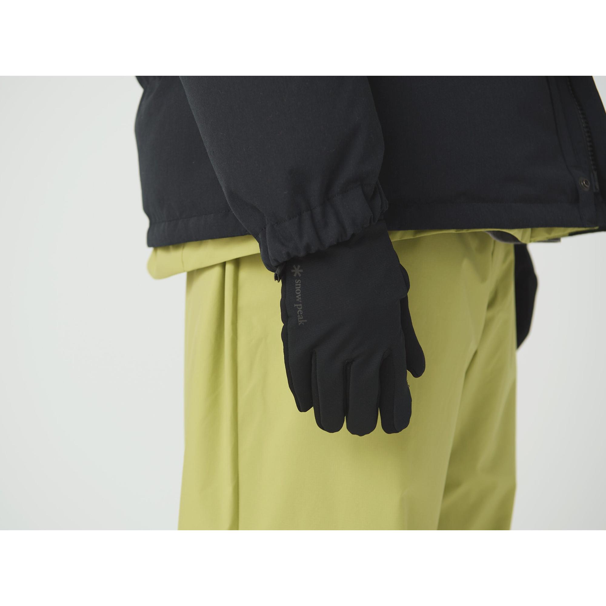 Product image 2 of 11 of Snow Peak Polartec Power Stretch Gloves - Black