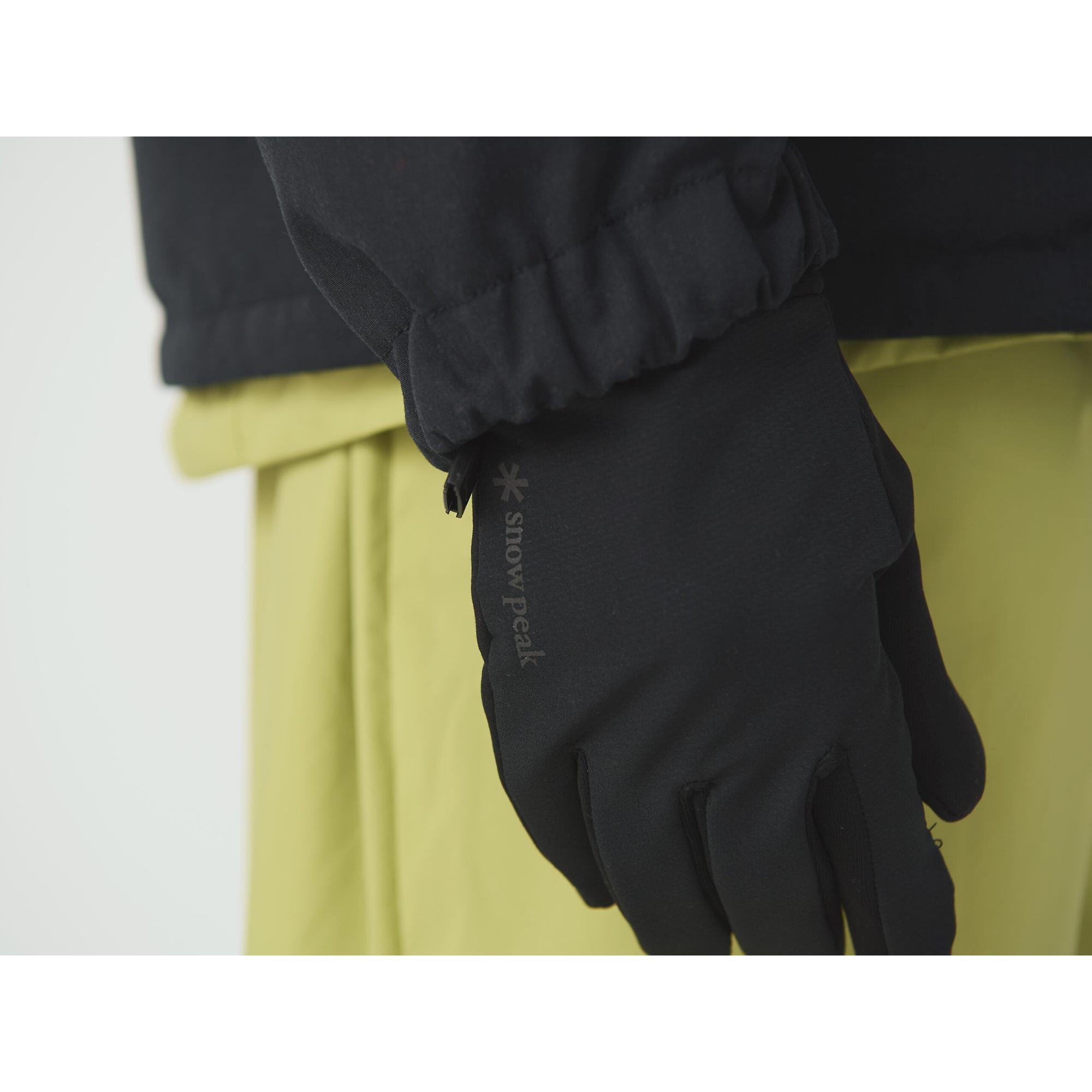 Product image 3 of 11 of Snow Peak Polartec Power Stretch Gloves - Black