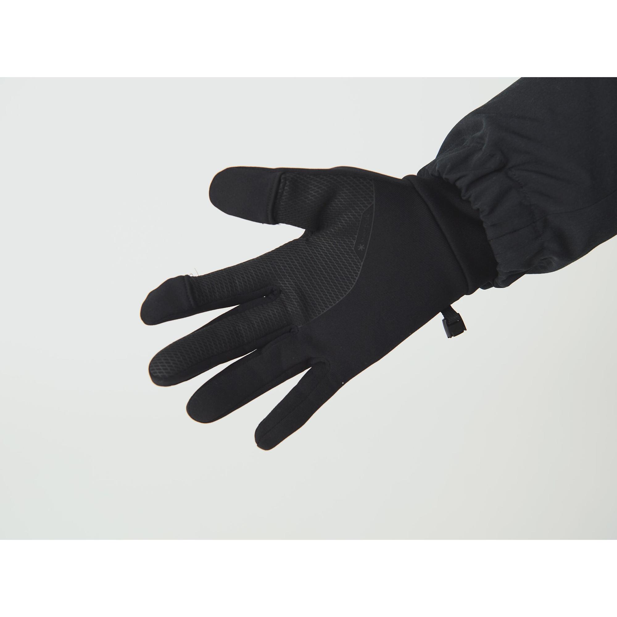 Product image 9 of 11 of Snow Peak Polartec Power Stretch Gloves - Black