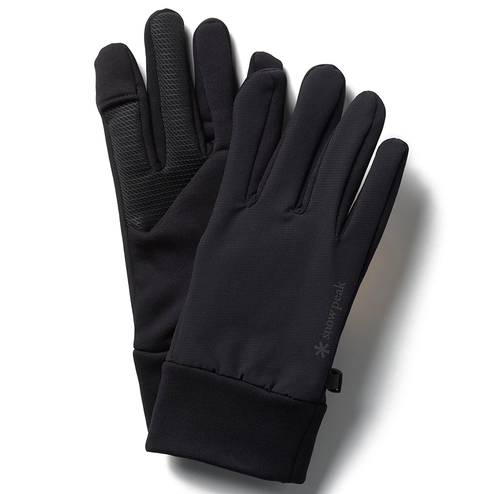Product image 1 of 11 of Snow Peak Polartec Power Stretch Gloves - Black