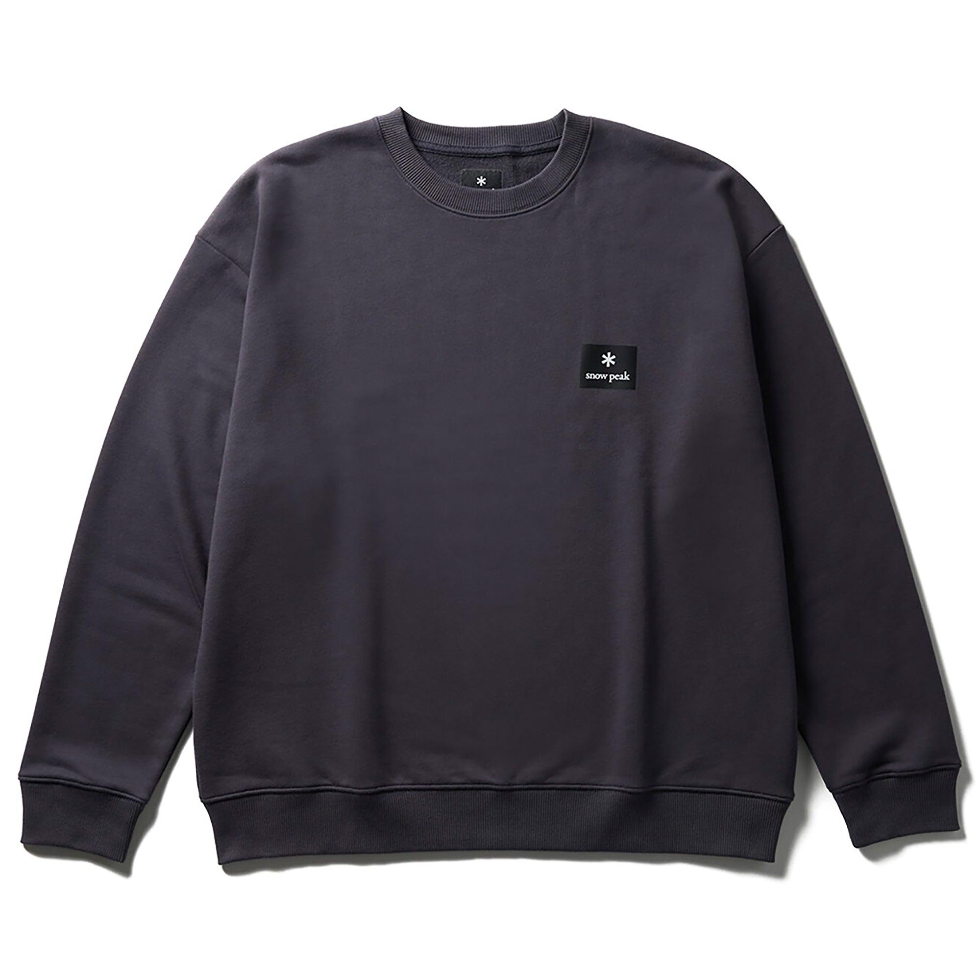 Product image 1 of 2 of Snow Peak New Standard Square Logo Pullover - Charcoal