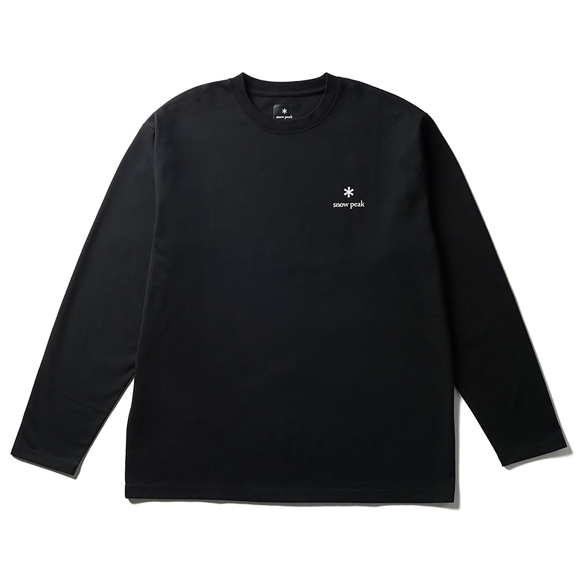Product image 1 of 2 of Snow Peak New Standard Logo L/S T-Shirt - Black