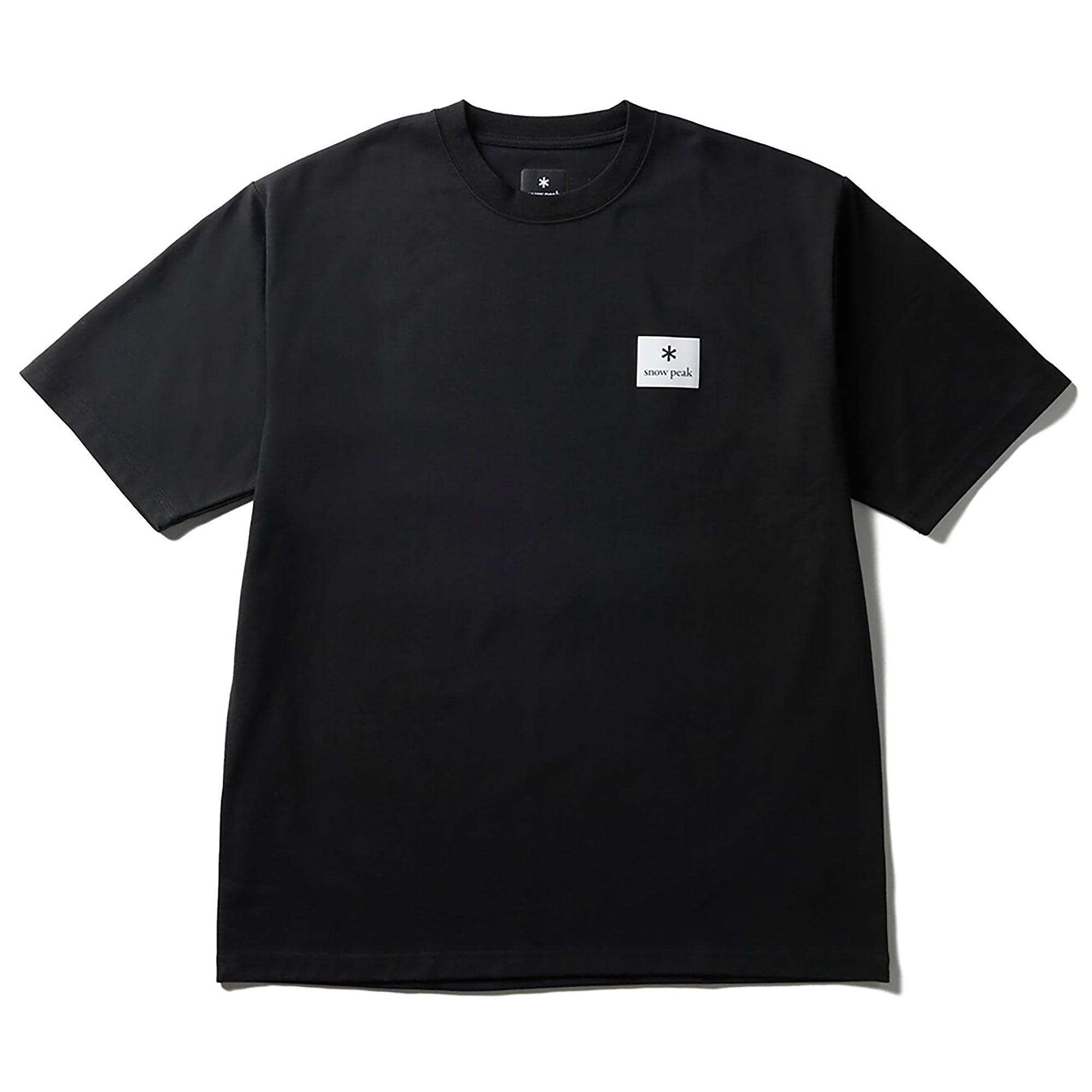 Product image 1 of 2 of Snow Peak New Standard Square Logo T-Shirt - Black
