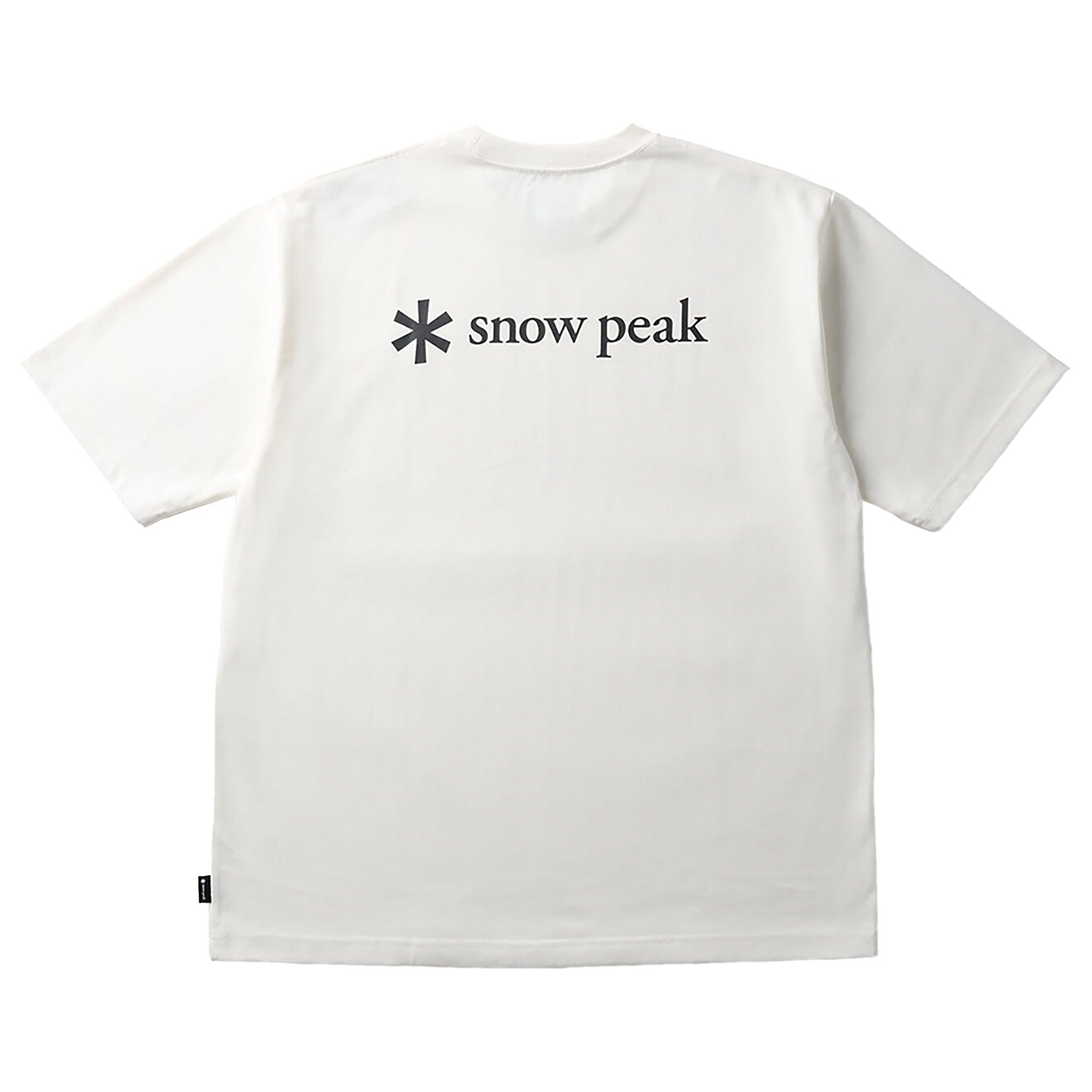 Product image 1 of 2 of Snow Peak New Standard Back Printed Logo T-Shirt - Off White