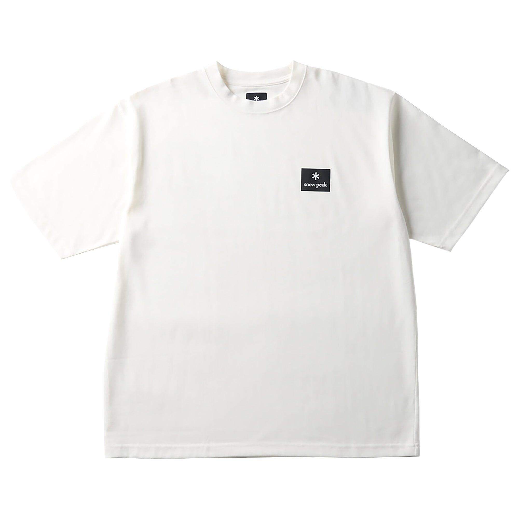 Product image 1 of 2 of Snow Peak New Standard Square Logo T-Shirt - Off White