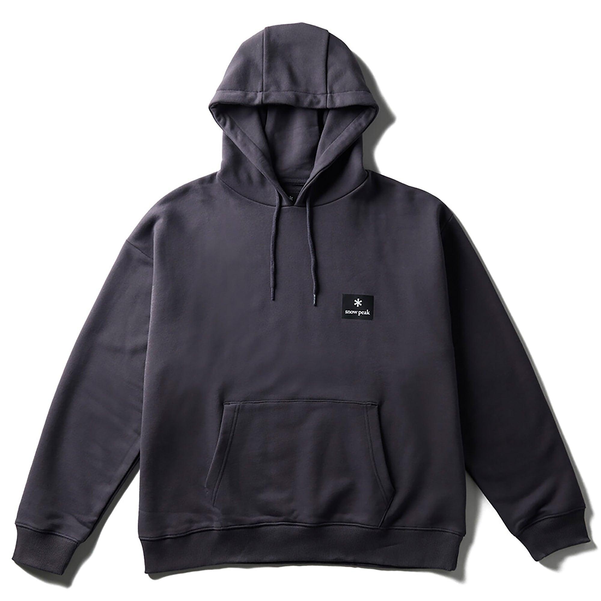 Product image 1 of 2 of Snow Peak New Standard Square Logo Hoodie - Charcoal
