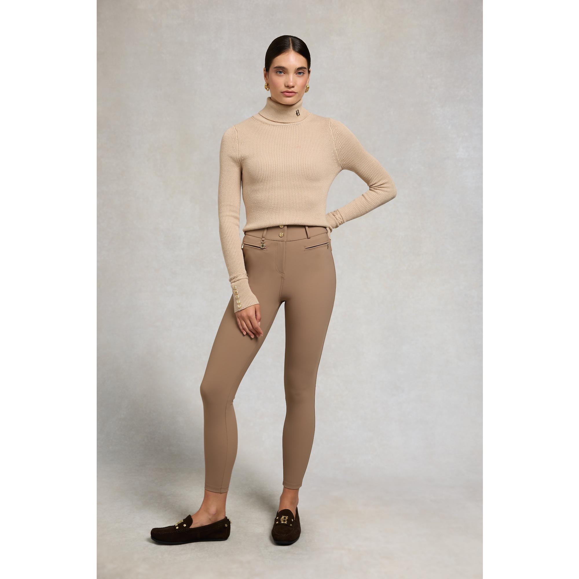Product image 2 of 7 of Holland Cooper Women's Contour Trousers (Petite) - Mocha