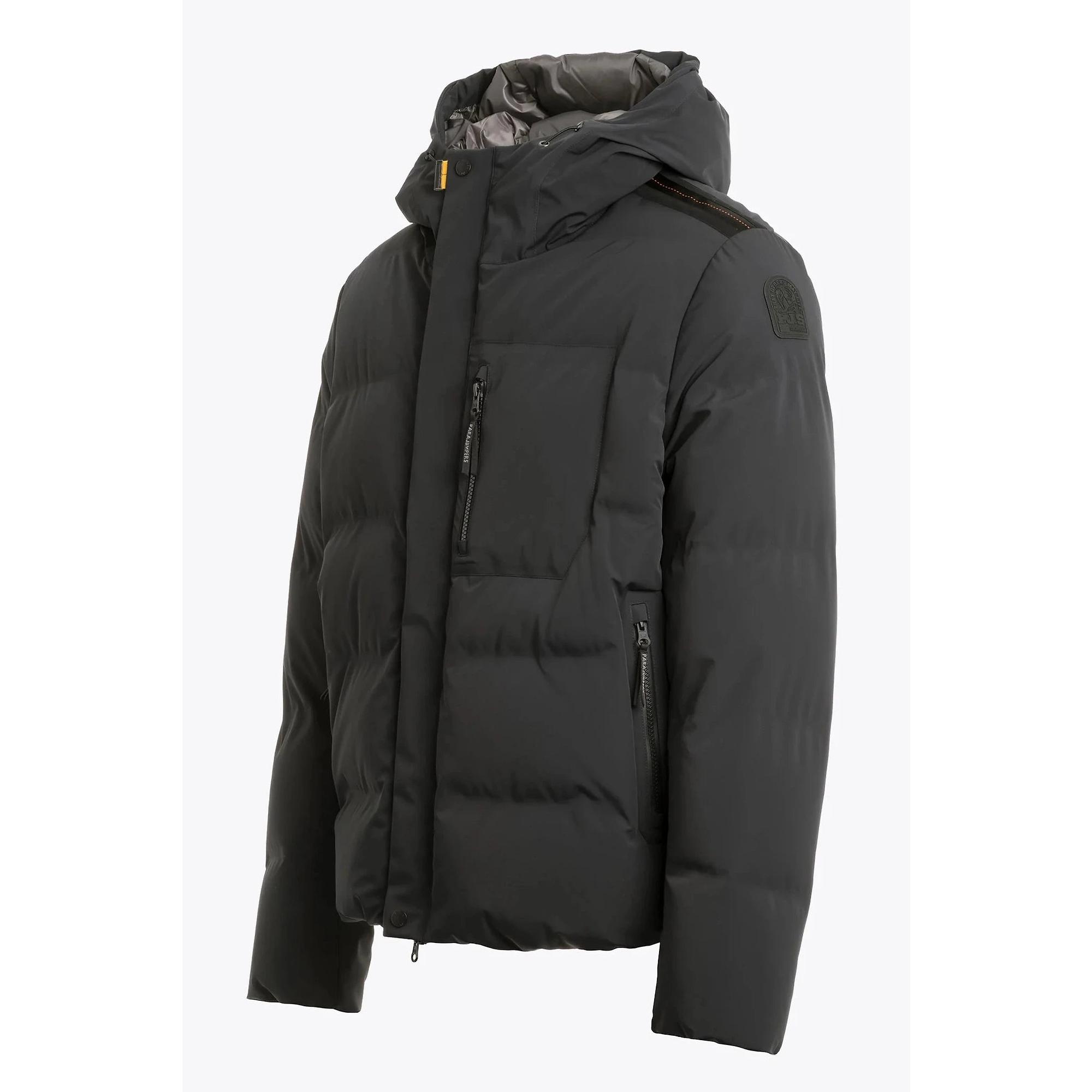 Product image 2 of 6 of Parajumpers Men's Taiga Hooded Down Jacket - Black