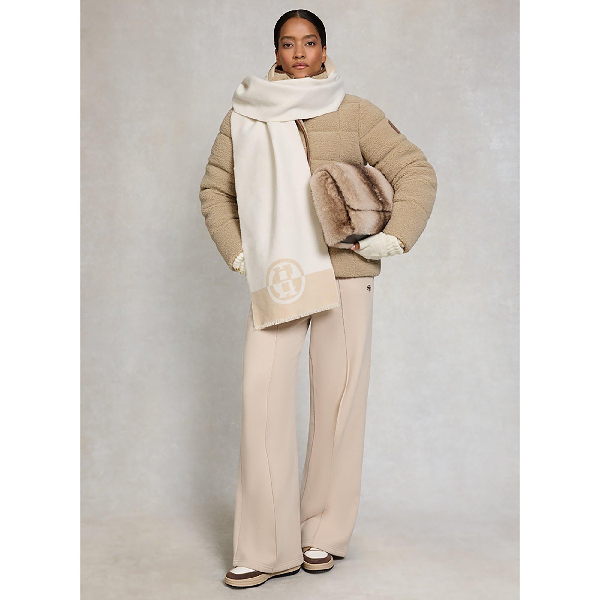 Product image 6 of 8 of Holland Cooper Women's Crawford Padded Jacket - Natural Borg