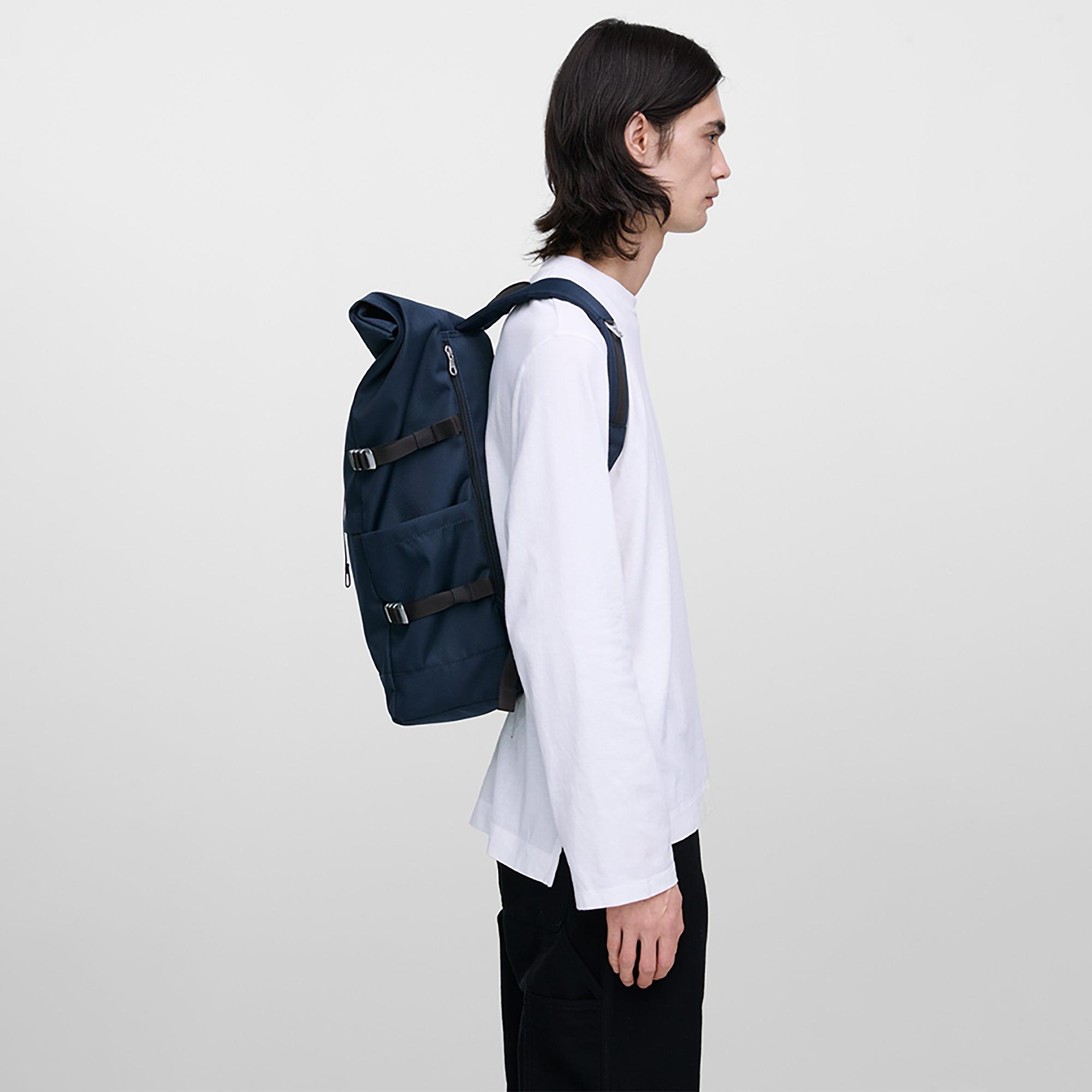 Product image 6 of 10 of Sandqvist Icon Rolltop Backpack L - 26L - Navy