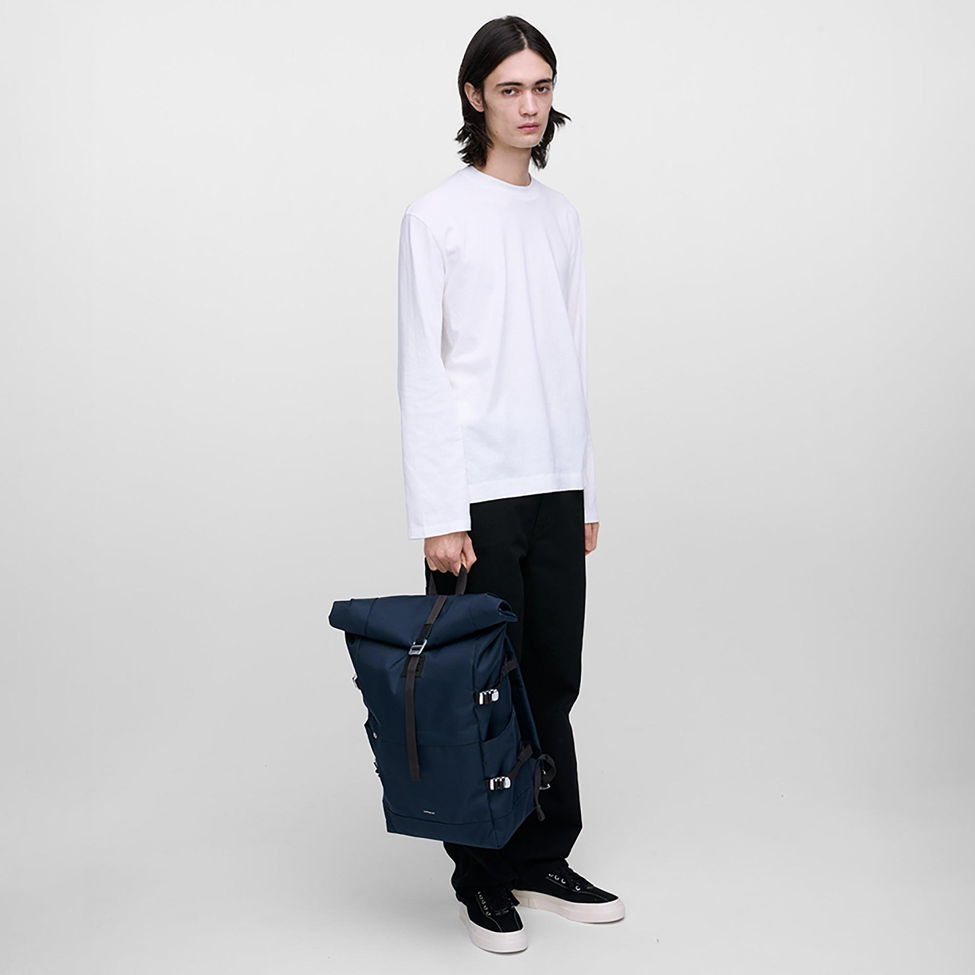 Product image 8 of 10 of Sandqvist Icon Rolltop Backpack L - 26L - Navy