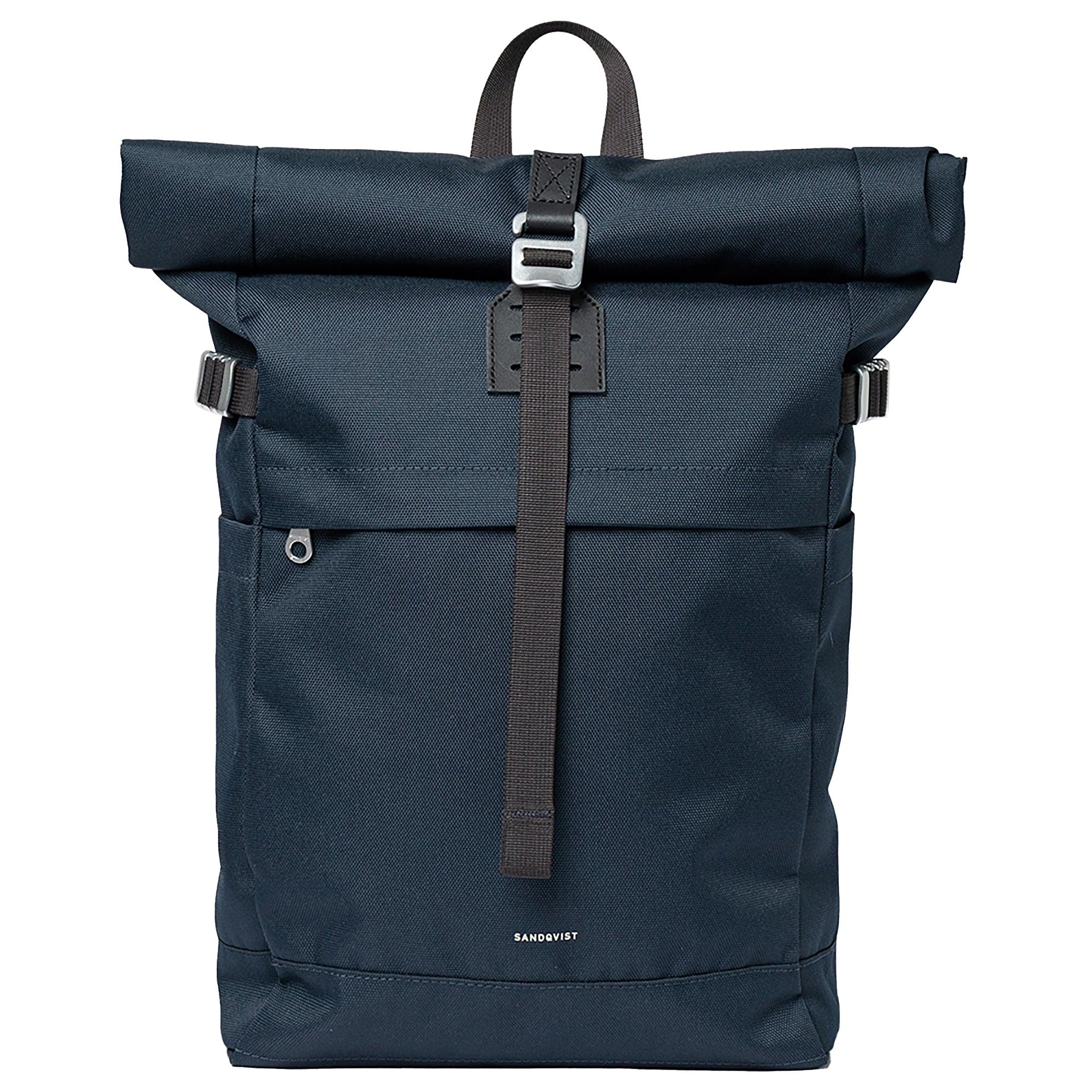 Product image 1 of 10 of Sandqvist Icon Rolltop Backpack M 23L 14" - Navy/Black