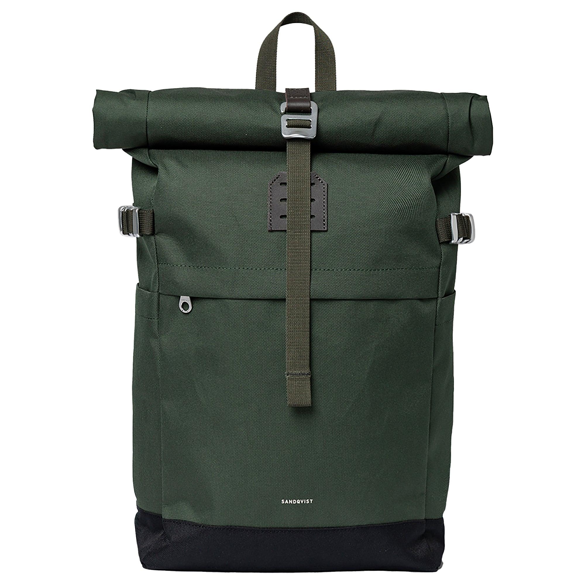 Product image 1 of 12 of Sandqvist Icon Rolltop Backpack M - 23L - Dawn Green/Dark Brown